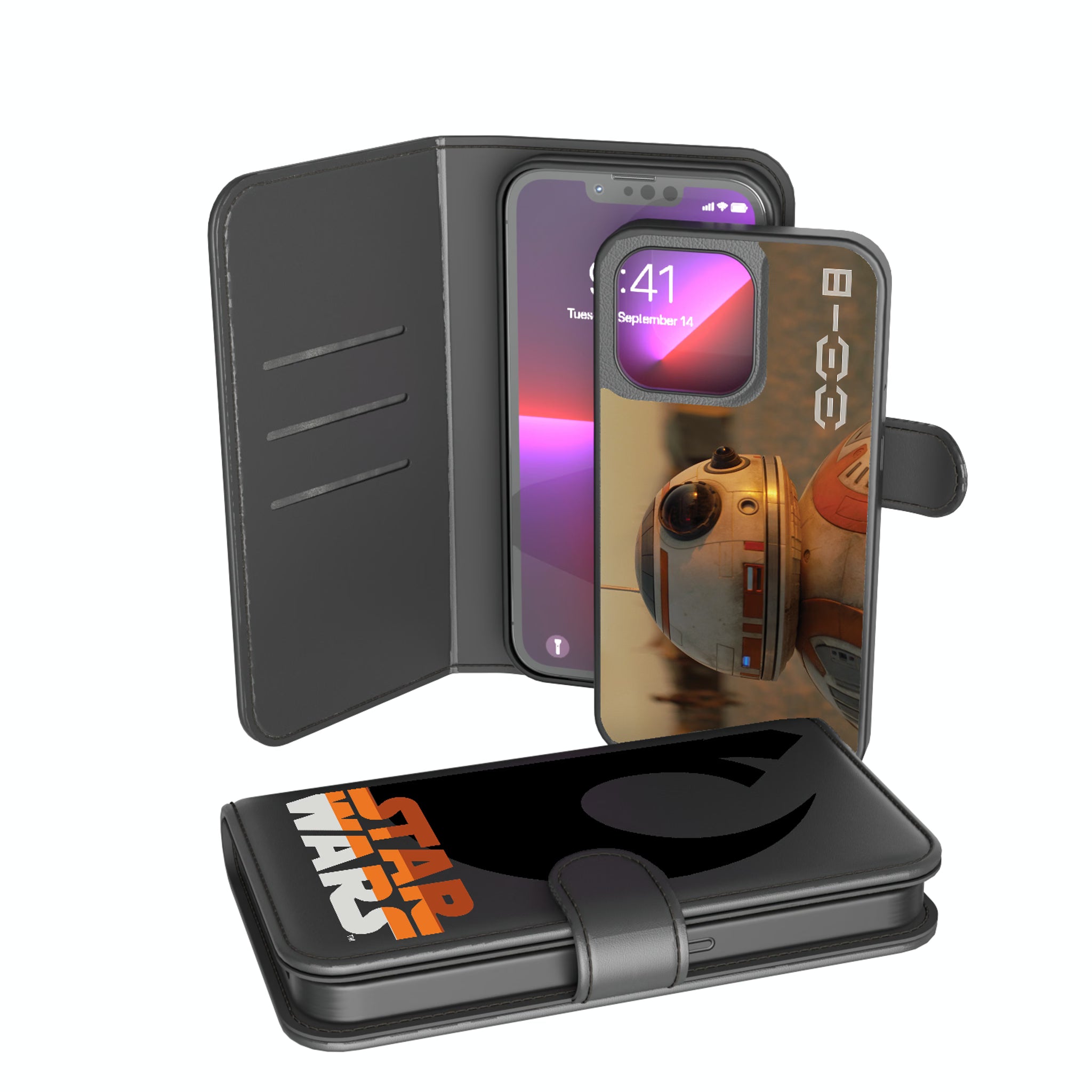Star Wars BB-8 Cinematic Moments: Discovery iPhone Wallet Phone Case for Apple iPhone