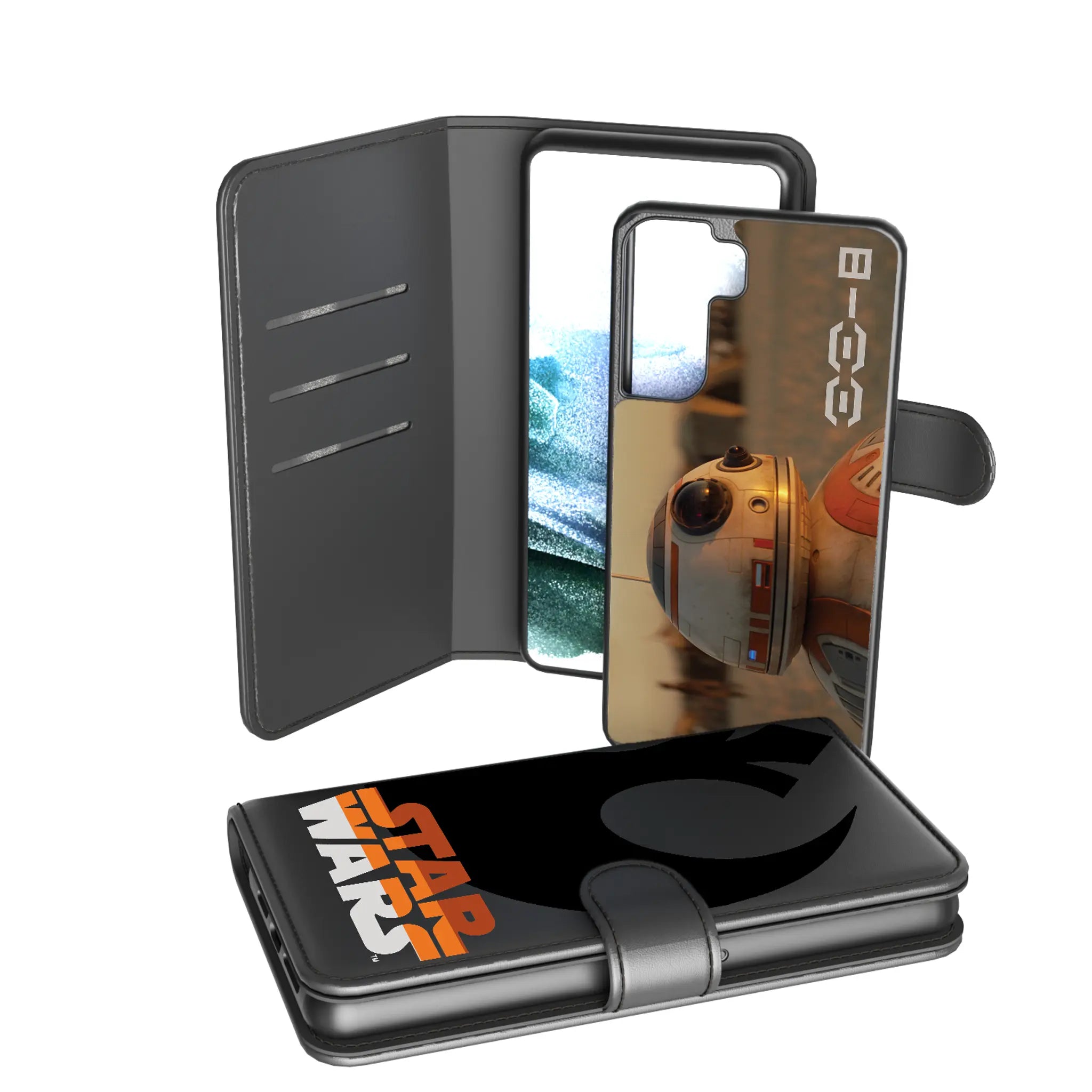 Star Wars BB-8 Cinematic Moments: Discovery Galaxy Wallet Phone Case for Samsung Galaxy