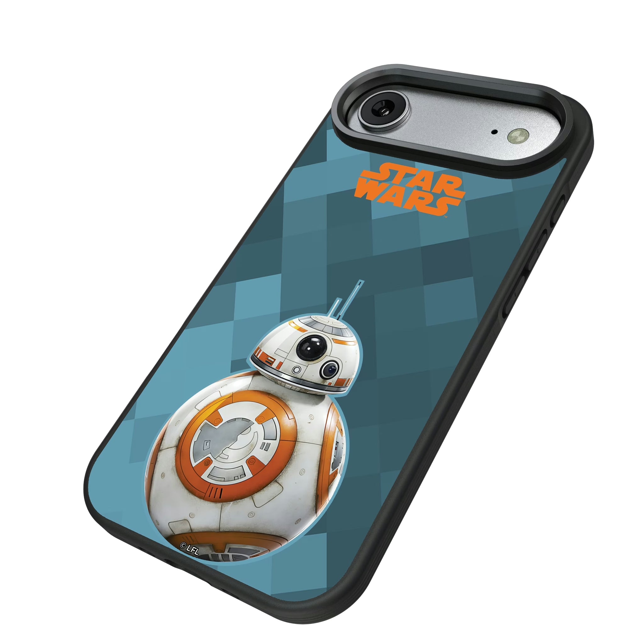 Star Wars BB-8 Color Block iPhone Bump Phone Case for Apple iPhone - Isometric View#Device_iPhone Air