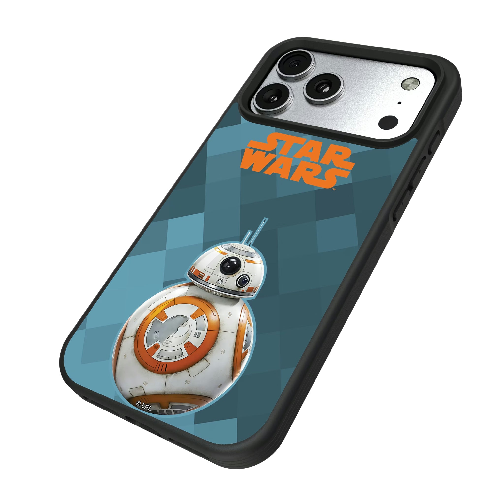 Star Wars BB-8 Color Block iPhone Bump Phone Case for Apple iPhone - Isometric View#Device_iPhone 17 Pro Max