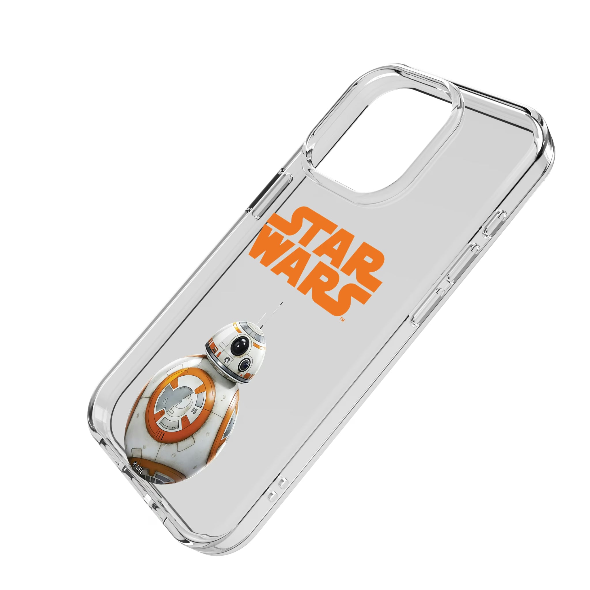 Star Wars BB-8 Color Block iPhone Clear Phone Case for Apple iPhone - Isometric View