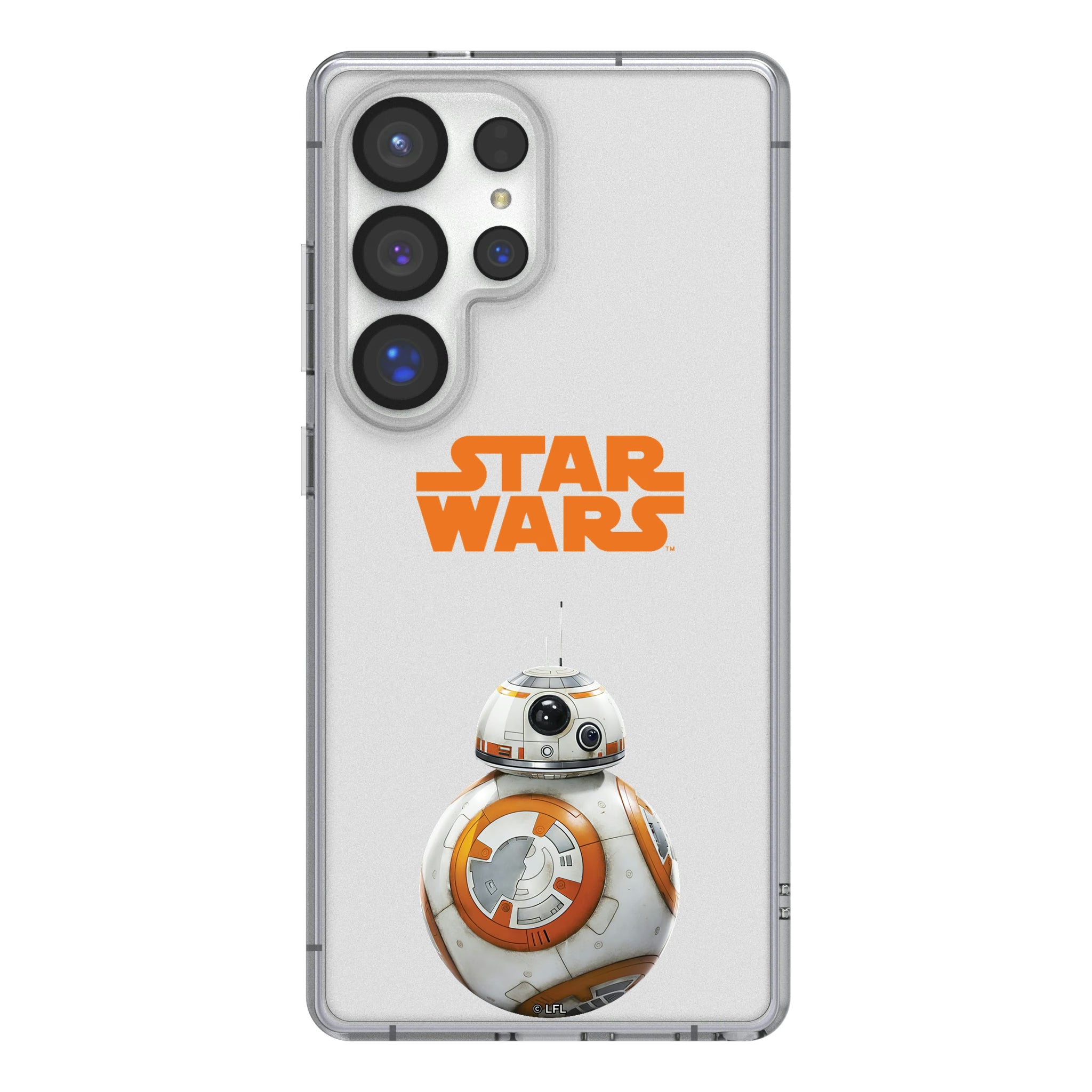 Star Wars BB-8 Color Block Galaxy Clear Phone Case for Samsung Galaxy