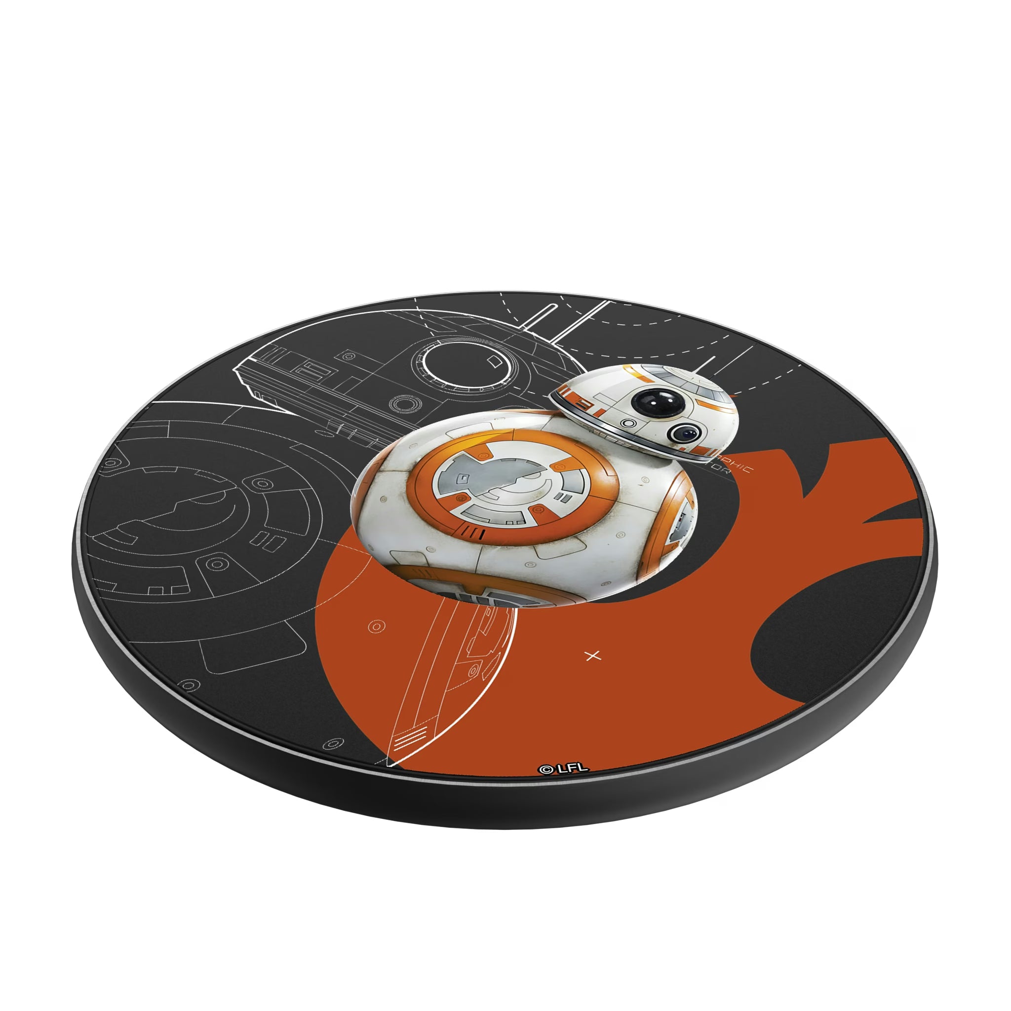 Star Wars BB-8 FactionTech 15-Watt Wireless Charger - Isometric View