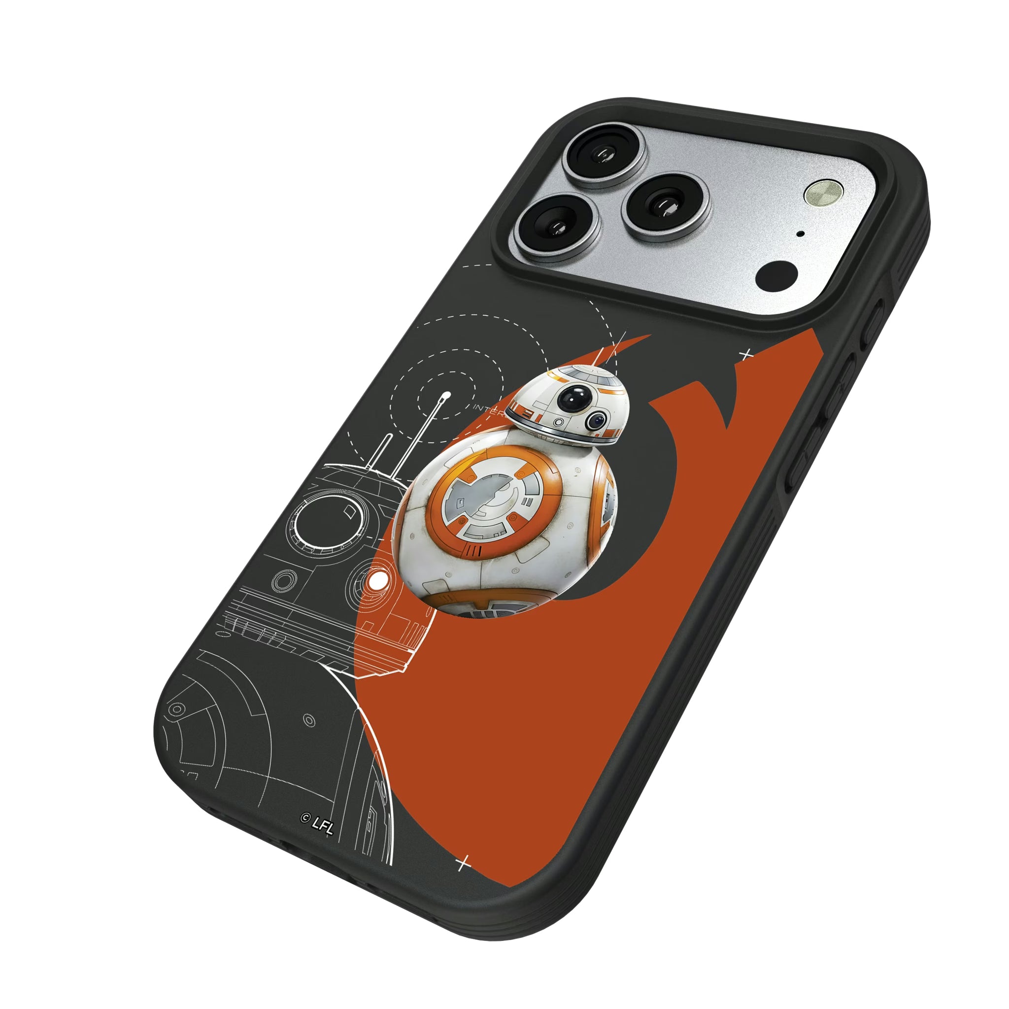 Star Wars BB-8 FactionTech iPhone Bump Phone Case for Apple iPhone - Isometric View#Device_iPhone 17 Pro