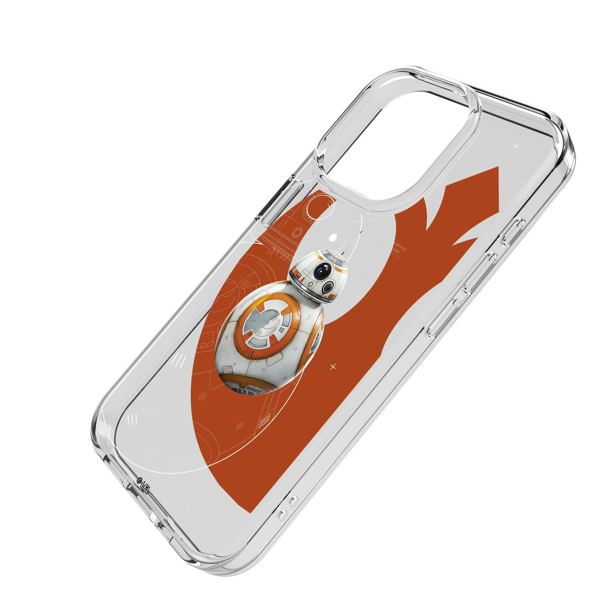 Star Wars BB-8 FactionTech iPhone Clear Phone Case for Apple iPhone - Isometric View