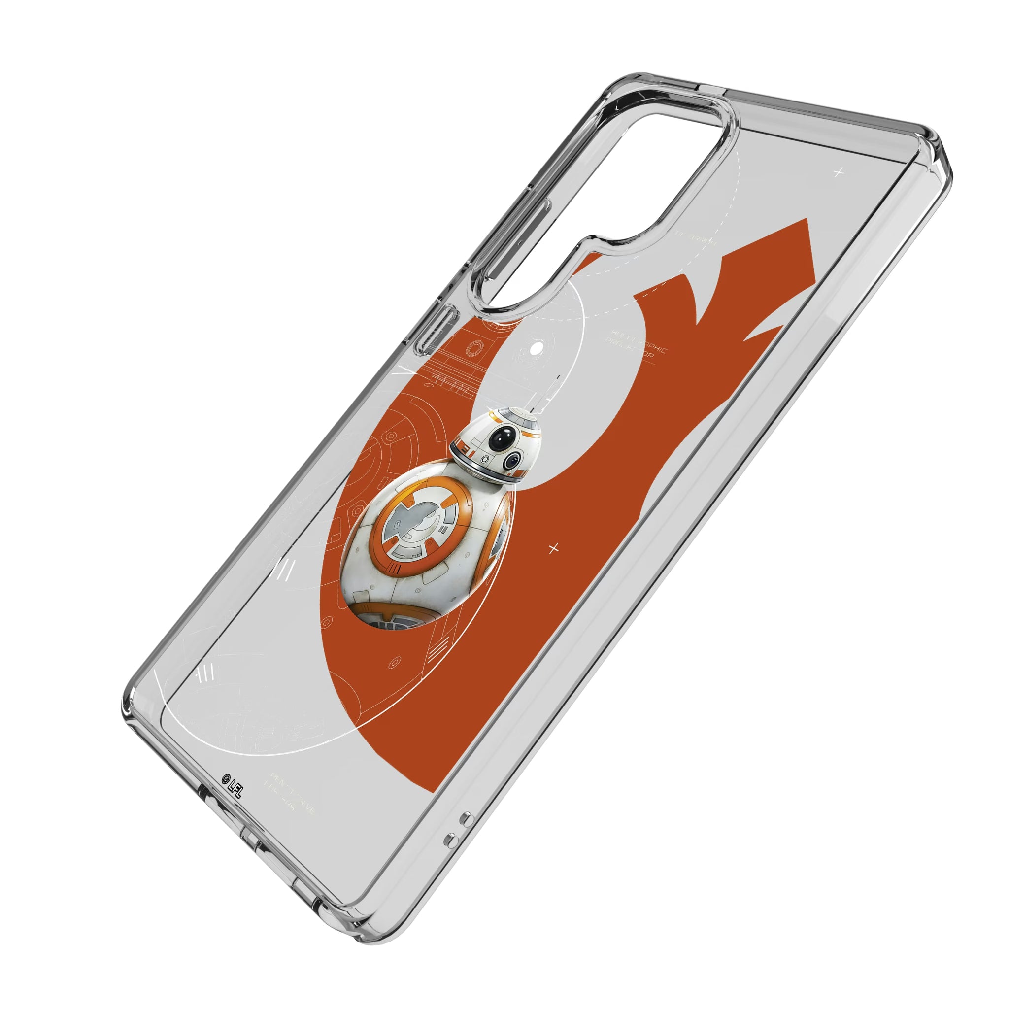 Star Wars BB-8 FactionTech Galaxy Clear Phone Case for Samsung Galaxy - Isometric View