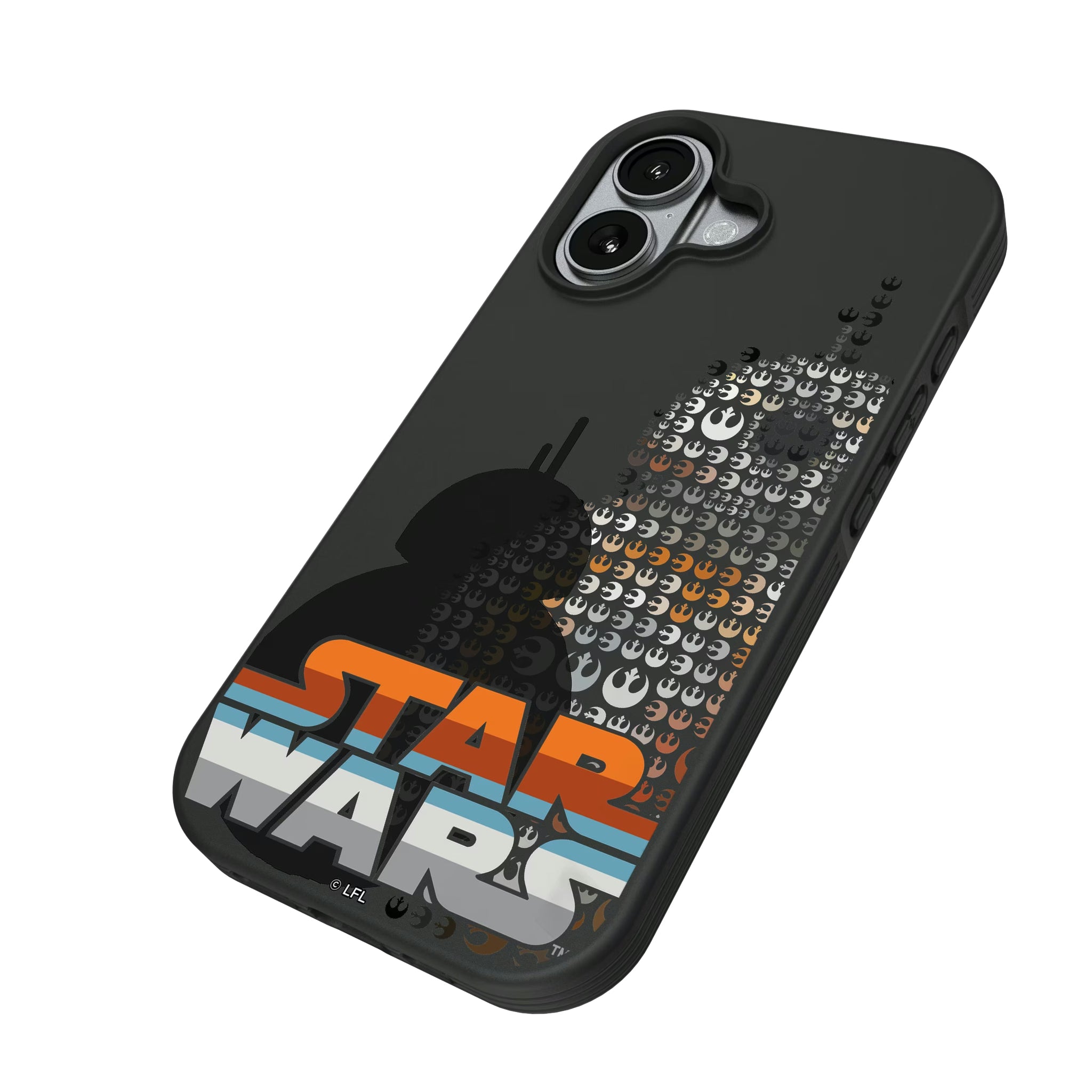Star Wars BB-8 Quadratic iPhone Bump Phone Case for Apple iPhone - Isometric View#Device_iPhone 17