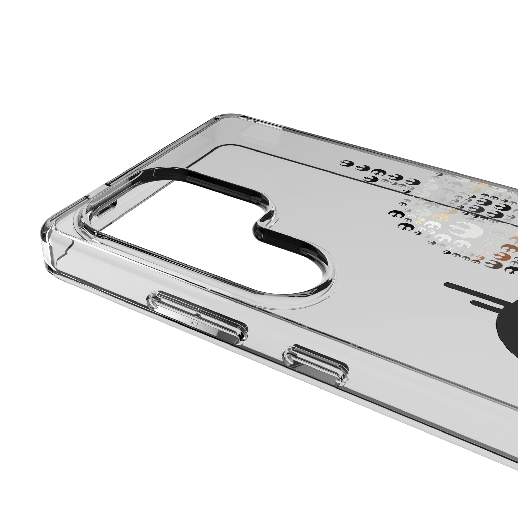 Star Wars BB-8 Quadratic Galaxy Clear Phone Case for Samsung Galaxy - Detail