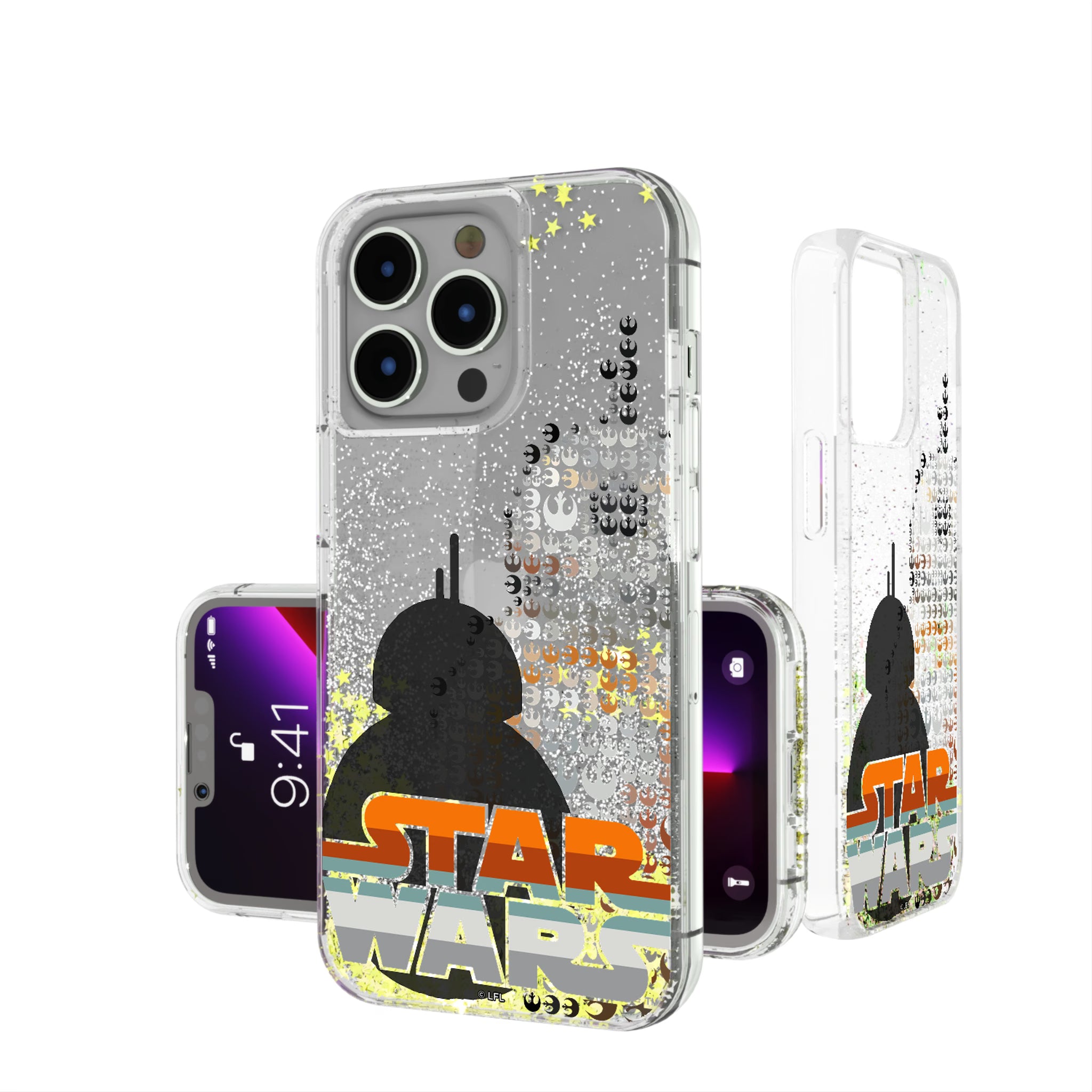 Star Wars BB-8 Quadratic iPhone Glitter Phone Case for Apple iPhone