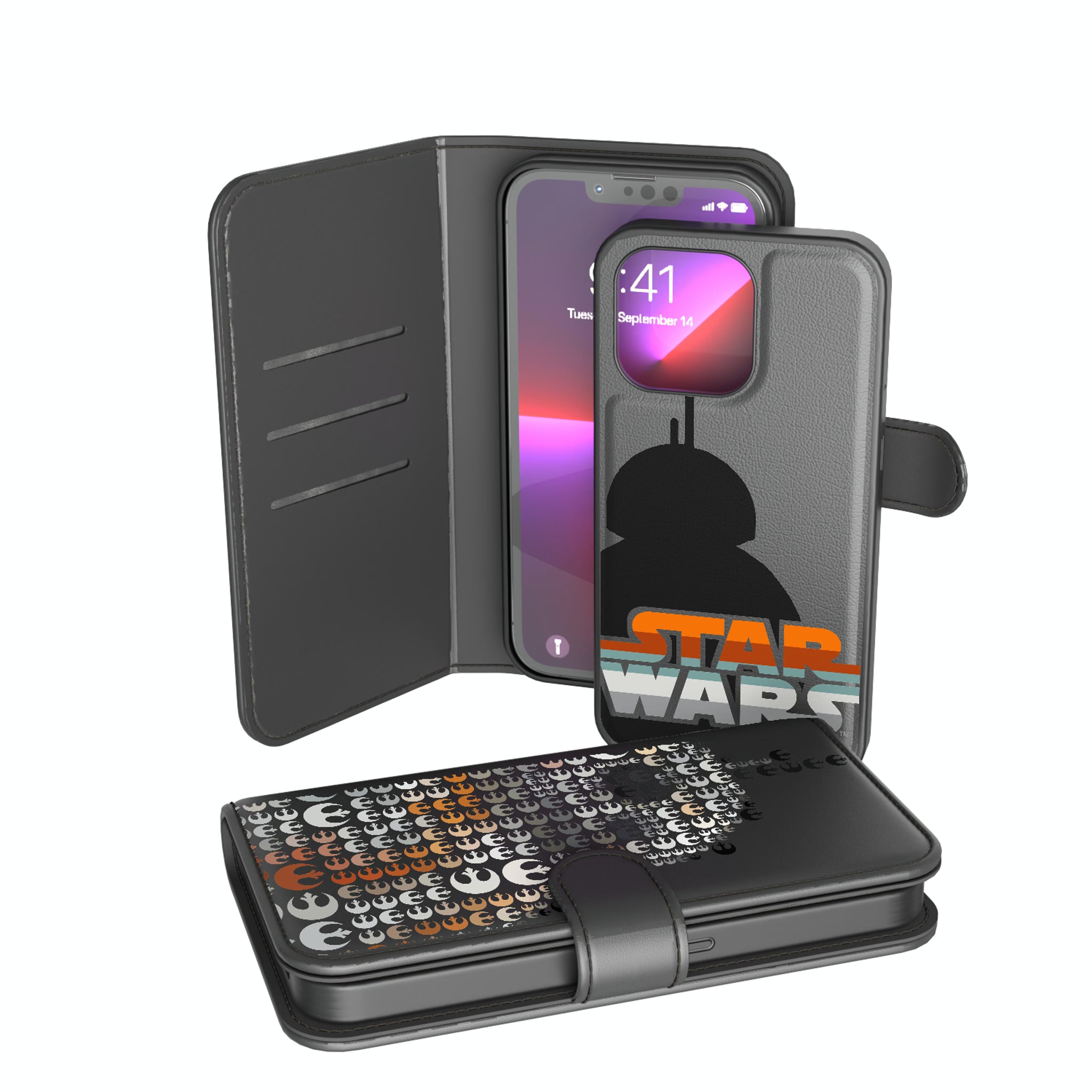 Star Wars BB-8 Quadratic iPhone Wallet Phone Case for Apple iPhone