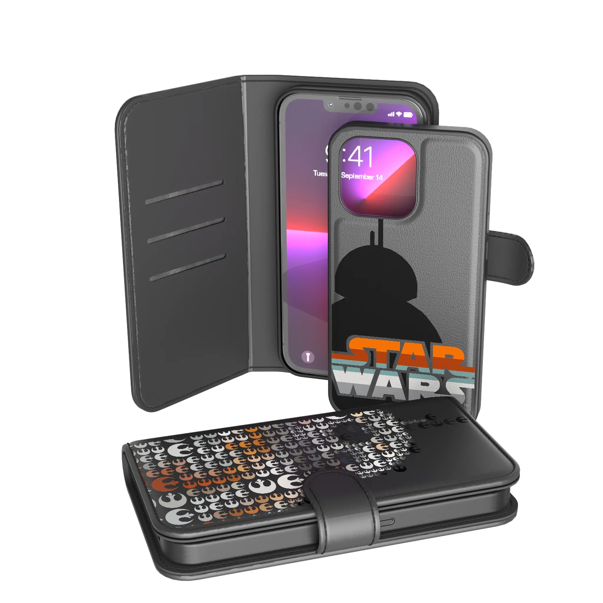 Star Wars BB-8 Quadratic iPhone Wallet Phone Case for Apple iPhone