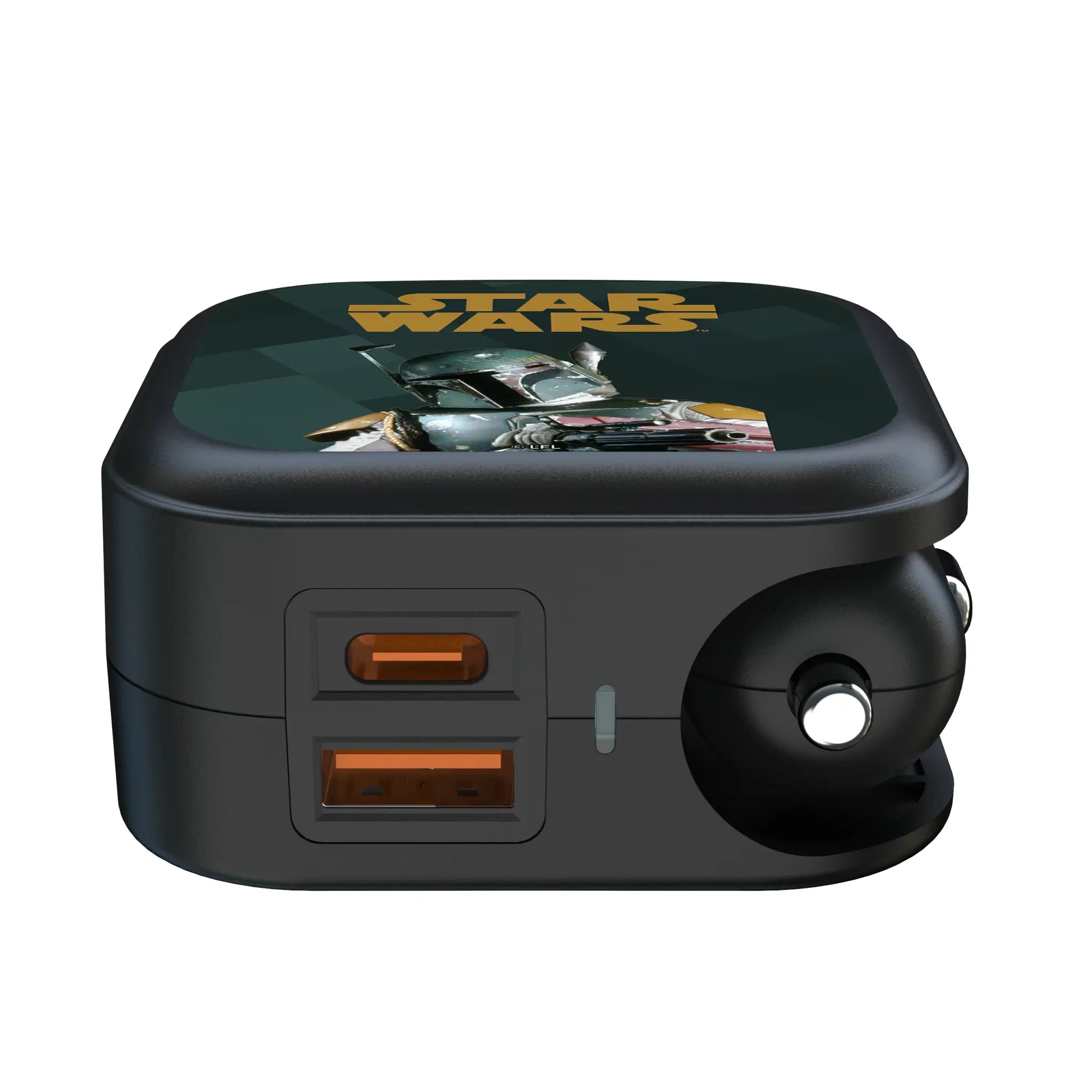 Star Wars Boba Fett Color Block 2 in 1 USB A/C Charger