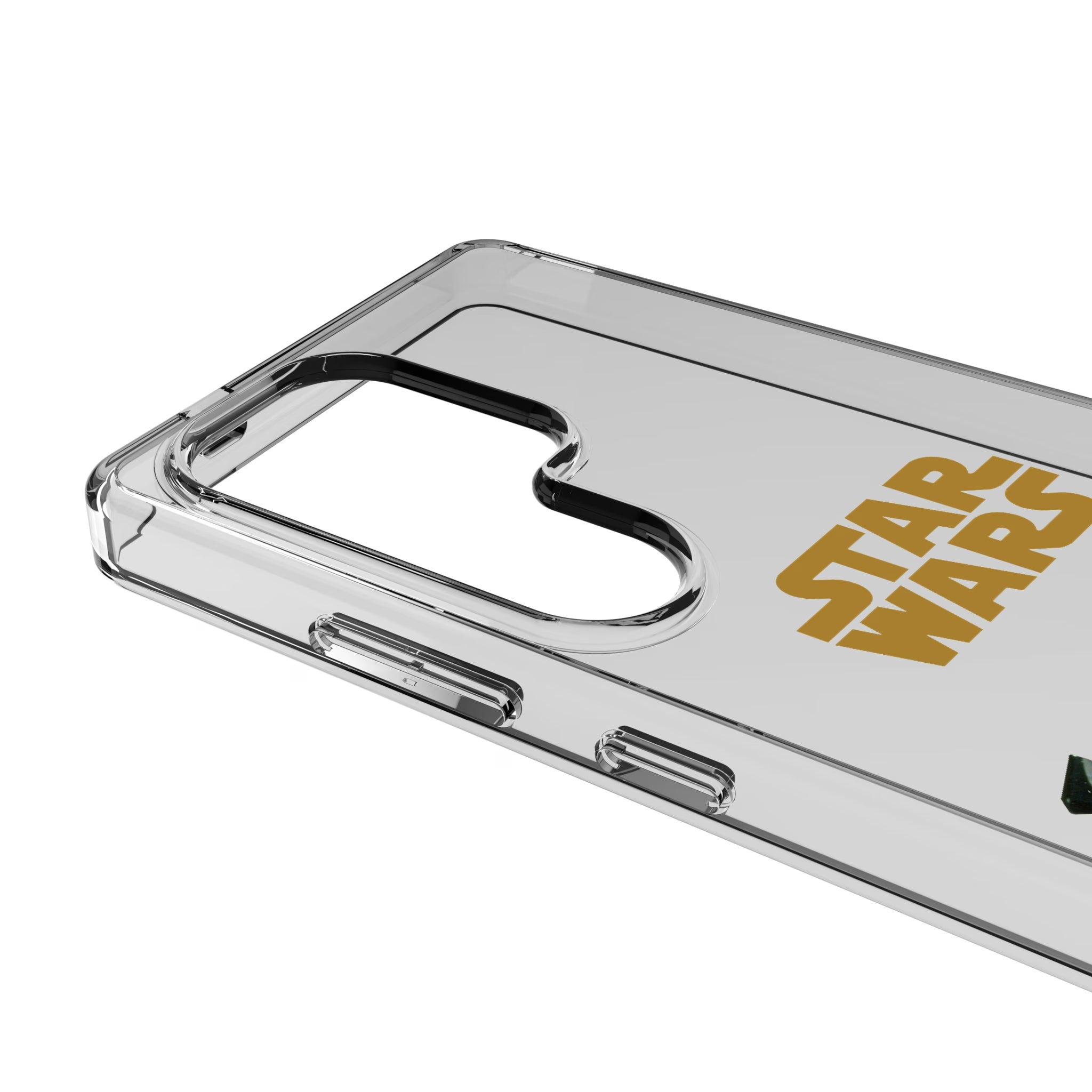 Star Wars Boba Fett Color Block Galaxy Clear Phone Case for Samsung Galaxy - Detail