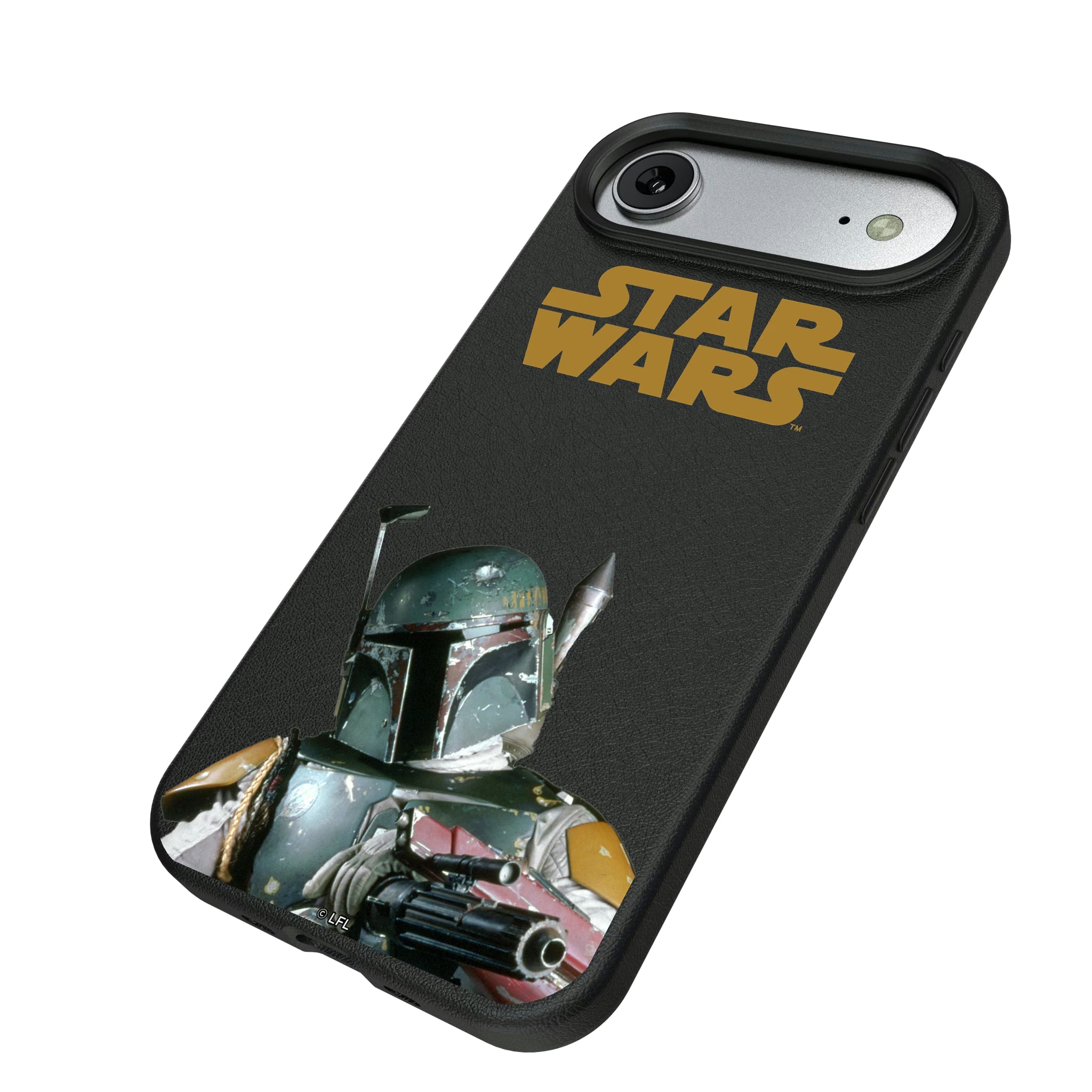 Star Wars Boba Fett Color Block iPhone MagSafe Compatible Phone Case for Apple iPhone - Isometric View#Device_iPhone Air