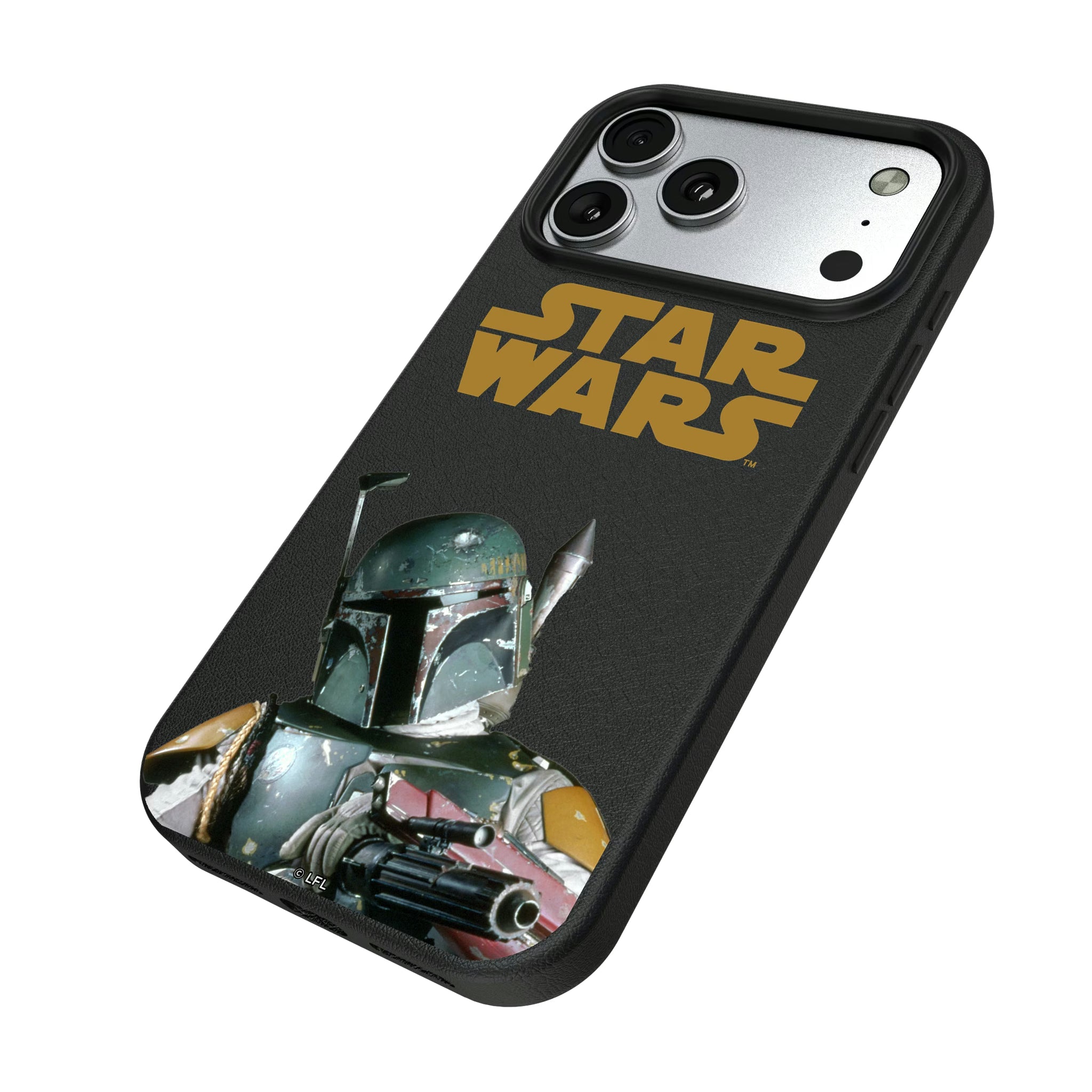 Star Wars Boba Fett Color Block iPhone MagSafe Compatible Phone Case for Apple iPhone - Isometric View#Device_iPhone 17 Pro Max