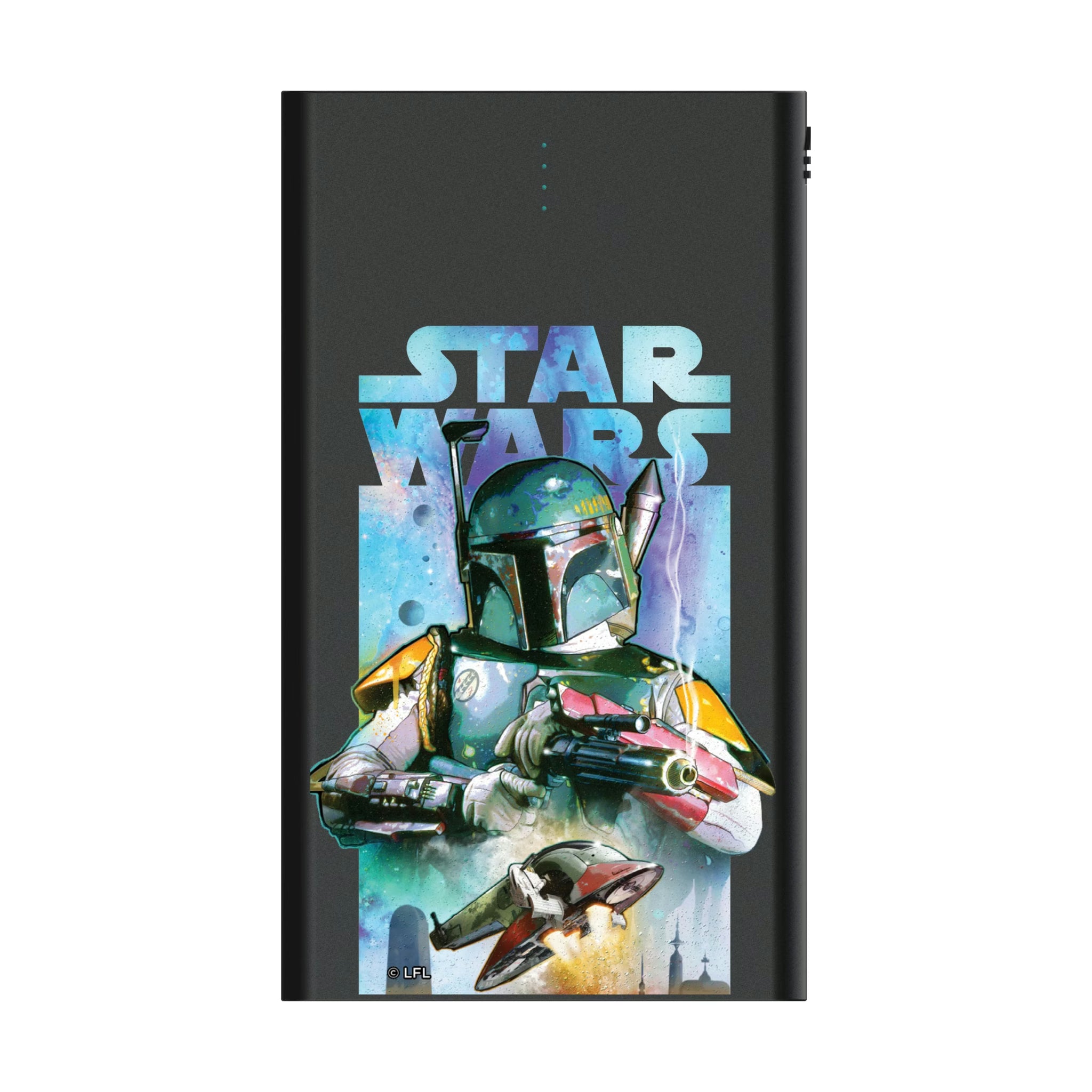 Star Wars Boba Fett Portrait Collage 5000mAh Flat Powerbank