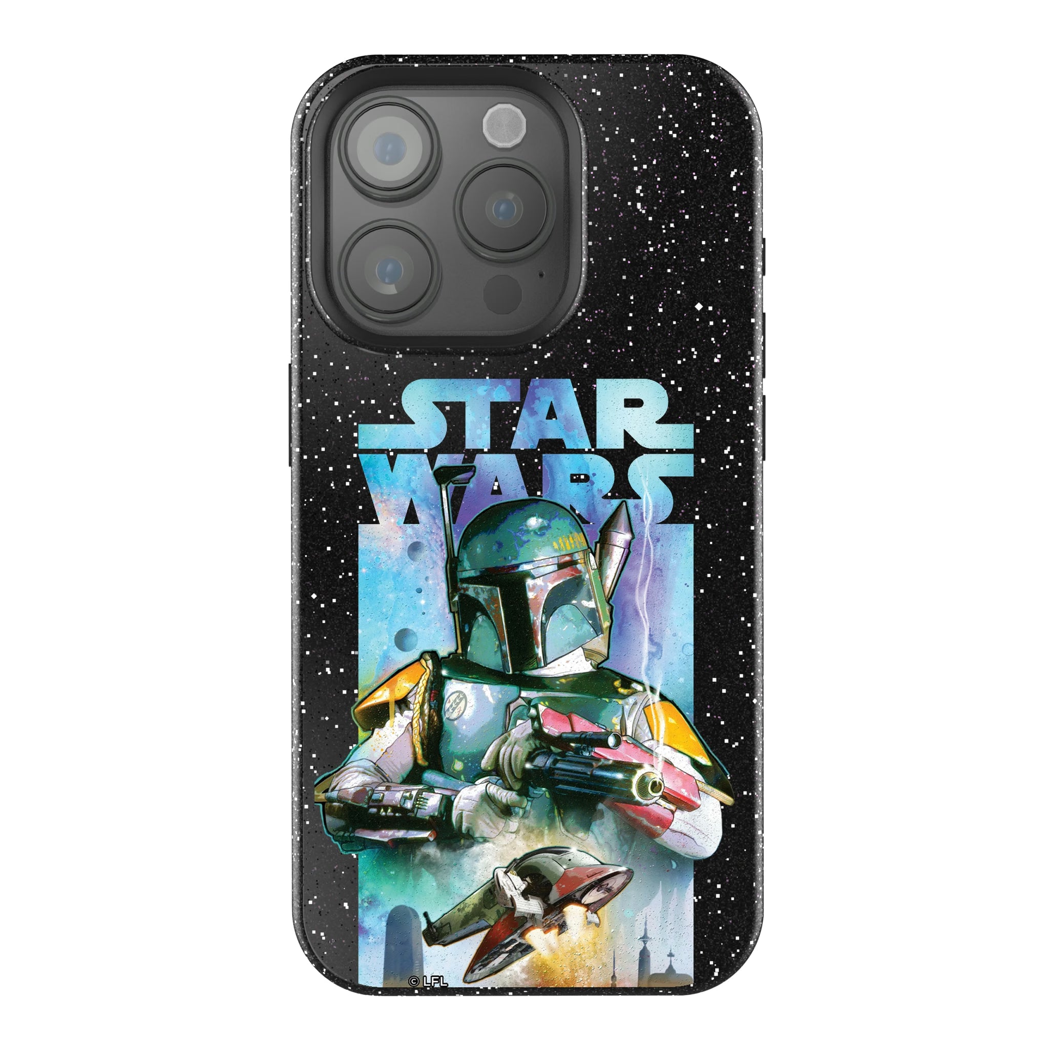 Star Wars Boba Fett Portrait Collage iPhone Bling Phone Case for Apple iPhone