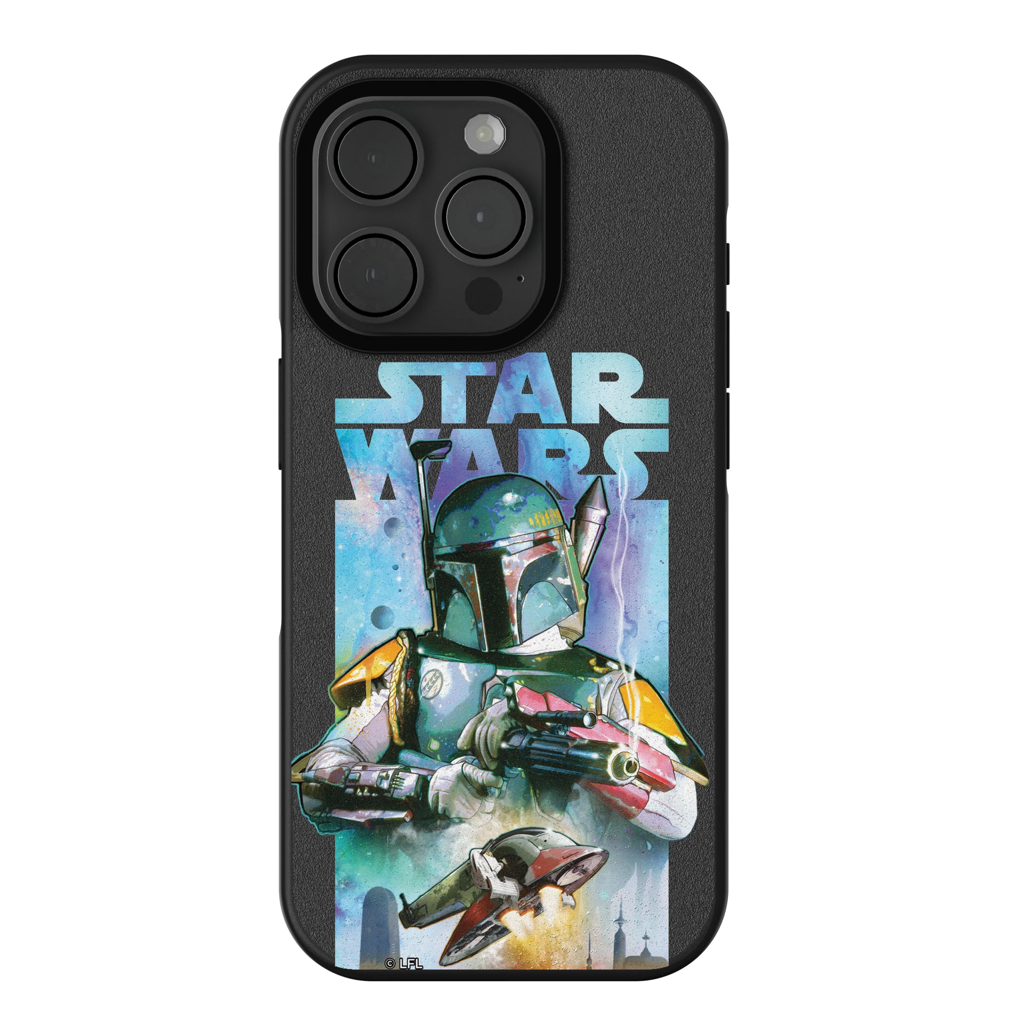 Star Wars Boba Fett Portrait Collage iPhone Bump Phone Case for Apple iPhone