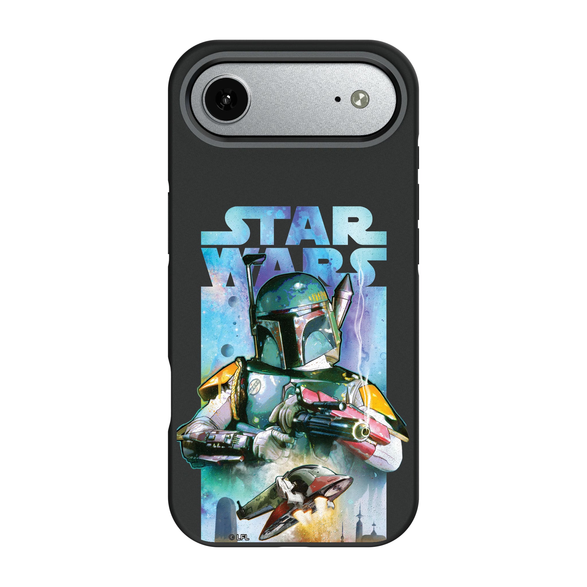 Star Wars Boba Fett Portrait Collage iPhone Bump Phone Case for Apple iPhone#Device_iPhone Air