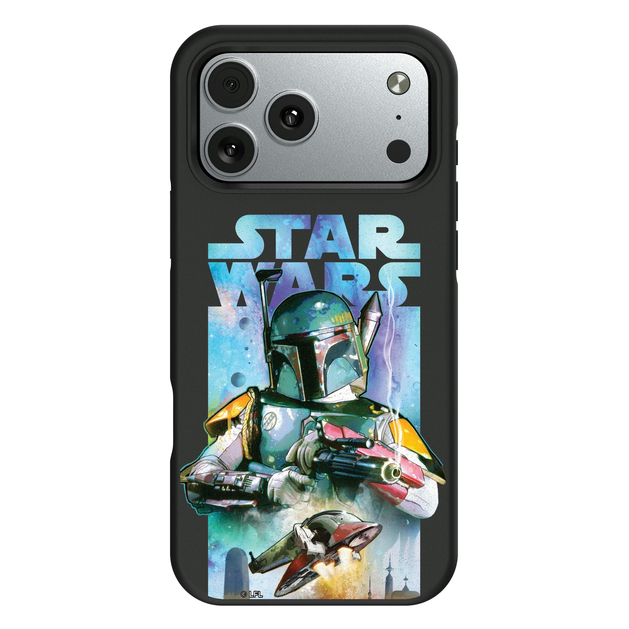 Star Wars Boba Fett Portrait Collage iPhone Bump Phone Case for Apple iPhone#Device_iPhone 17 Pro Max
