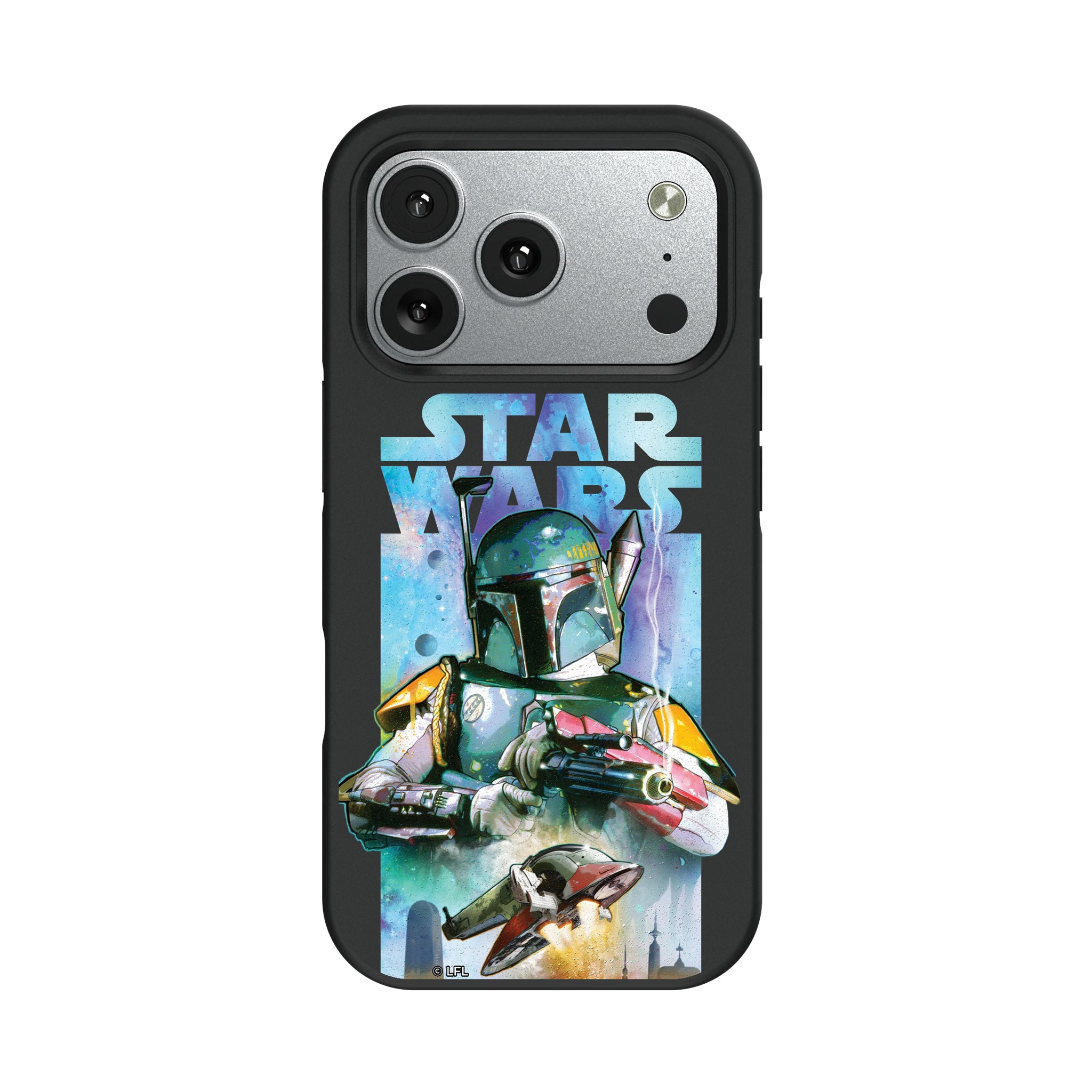 Star Wars Boba Fett Portrait Collage iPhone Bump Phone Case for Apple iPhone#Device_iPhone 17 Pro