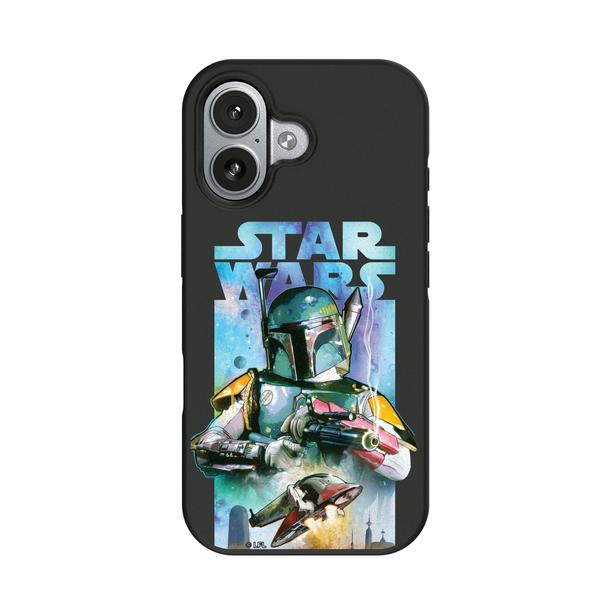 Star Wars Boba Fett Portrait Collage iPhone Bump Phone Case for Apple iPhone#Device_iPhone 17