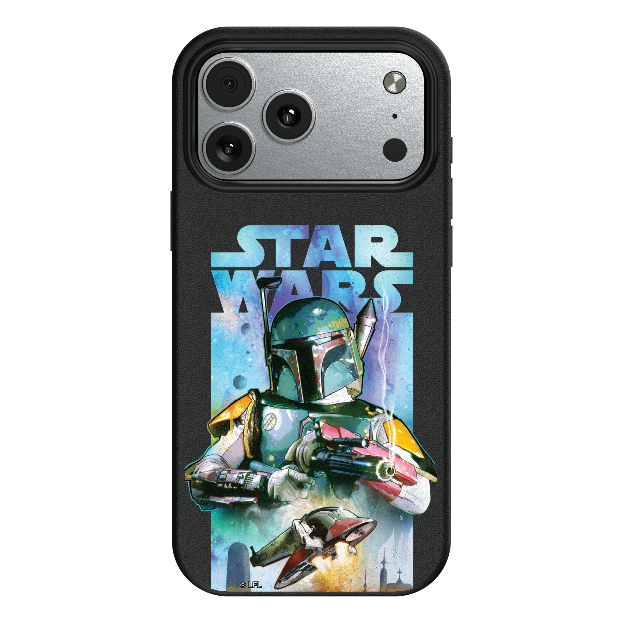 Star Wars Boba Fett Portrait Collage iPhone MagSafe Compatible Phone Case for Apple iPhone#Device_iPhone 17 Pro Max