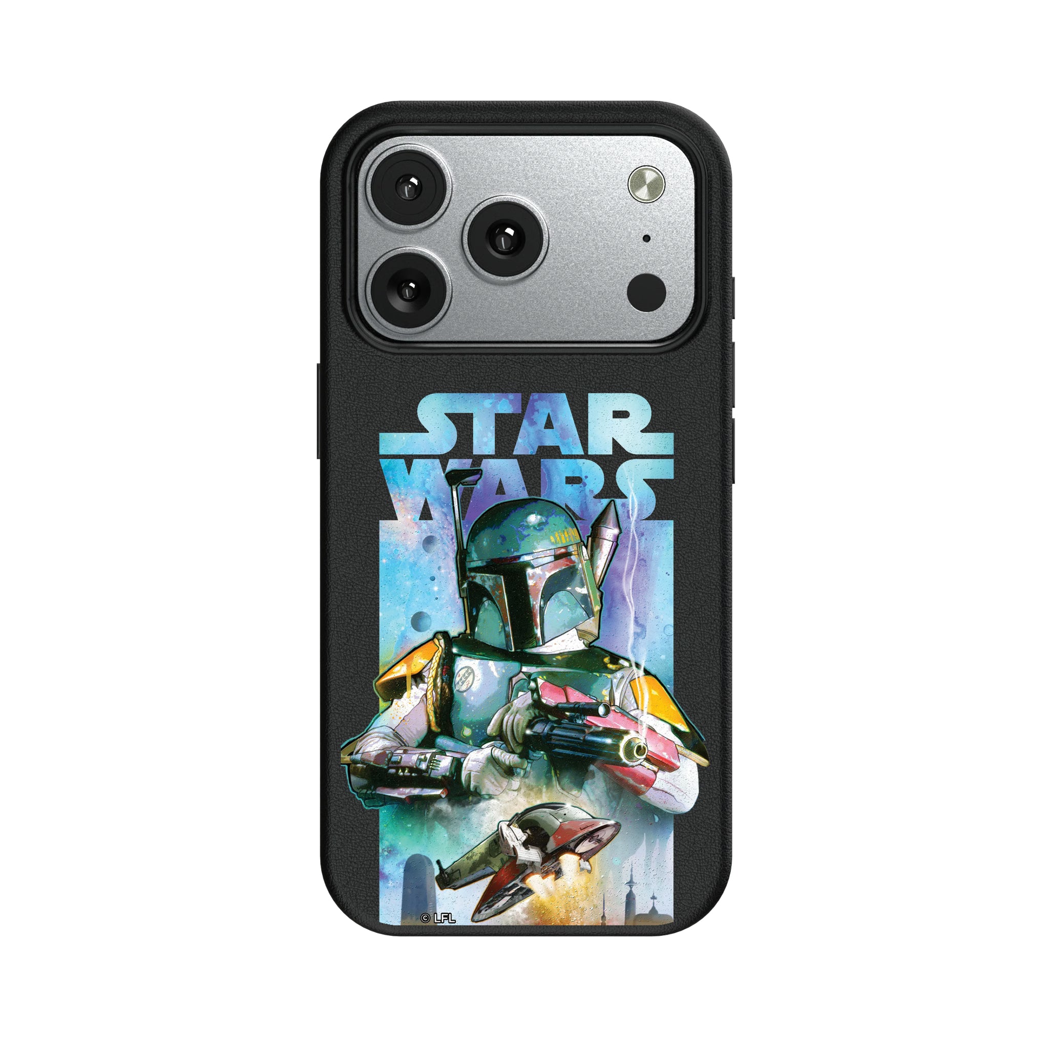 Star Wars Boba Fett Portrait Collage iPhone MagSafe Compatible Phone Case for Apple iPhone#Device_iPhone 17 Pro