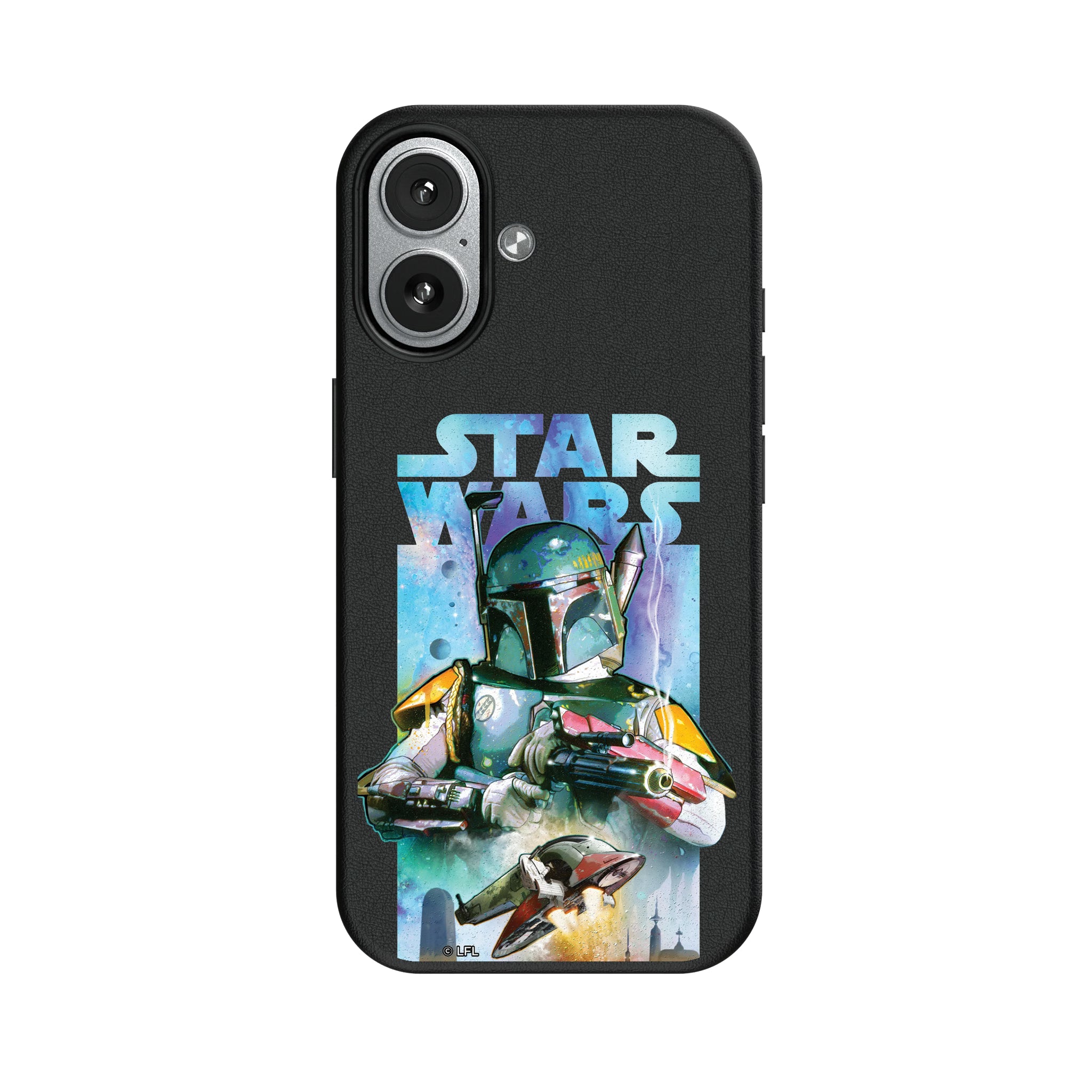 Star Wars Boba Fett Portrait Collage iPhone MagSafe Compatible Phone Case for Apple iPhone#Device_iPhone 17