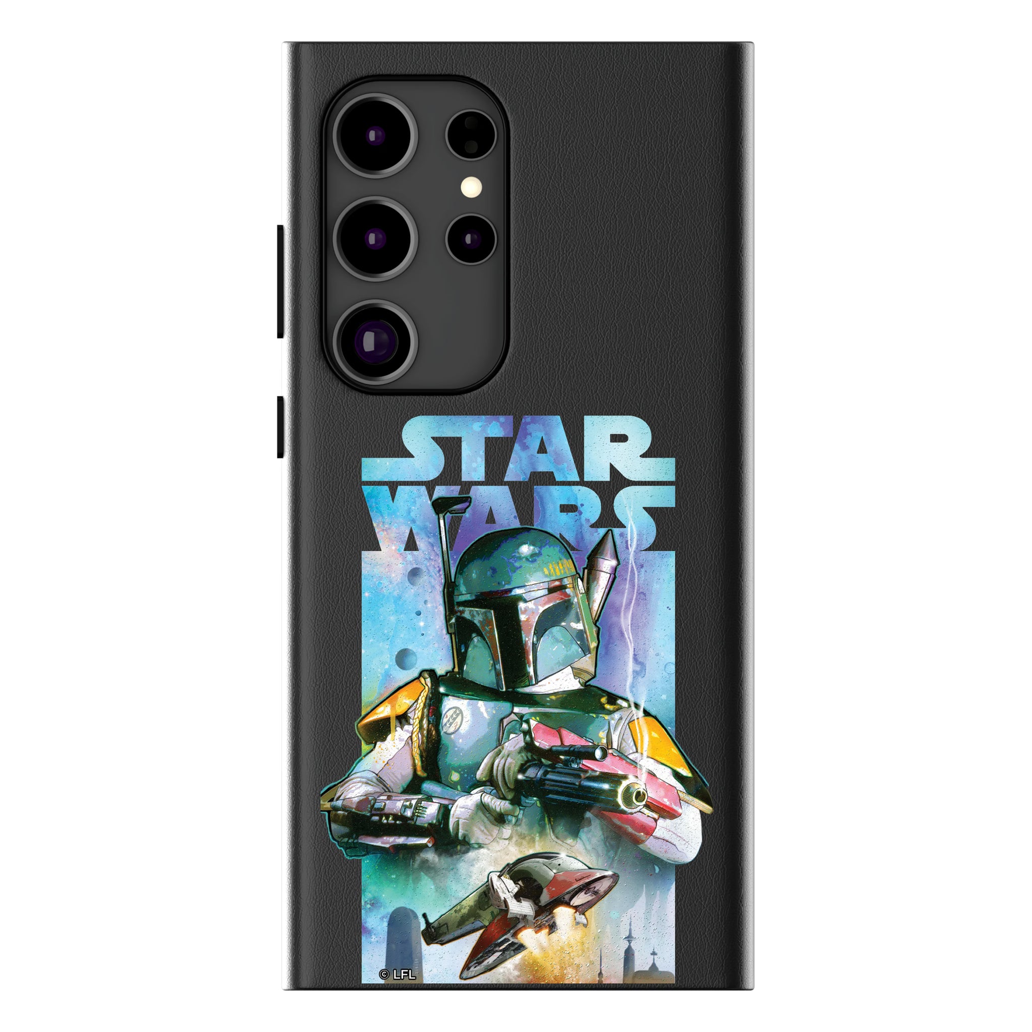 Star Wars Boba Fett Portrait Collage Galaxy MagSafe Compatible Phone Case for Samsung Galaxy