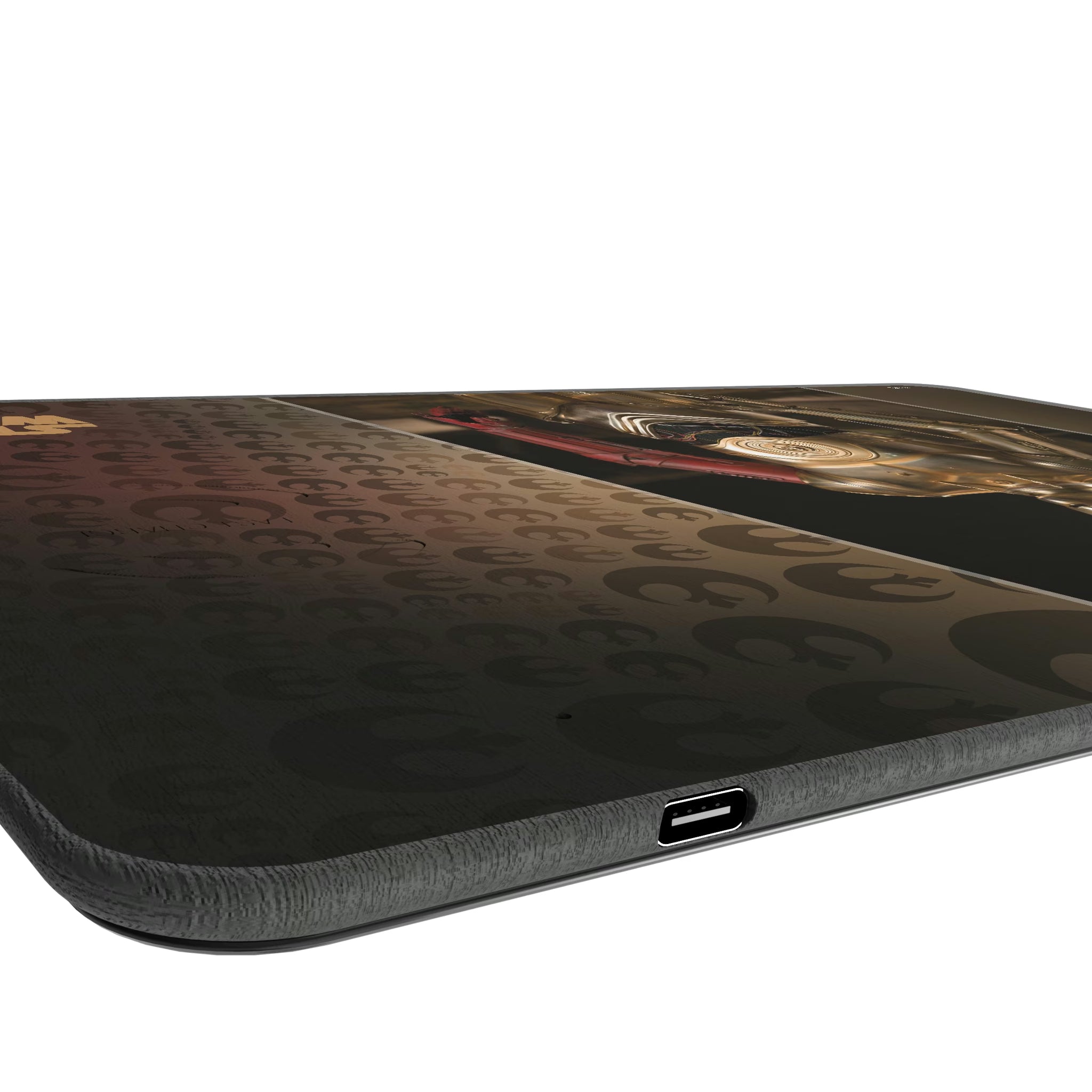 Star Wars C-3PO Portrait 15-Watt Wireless Charger and Mouse Pad