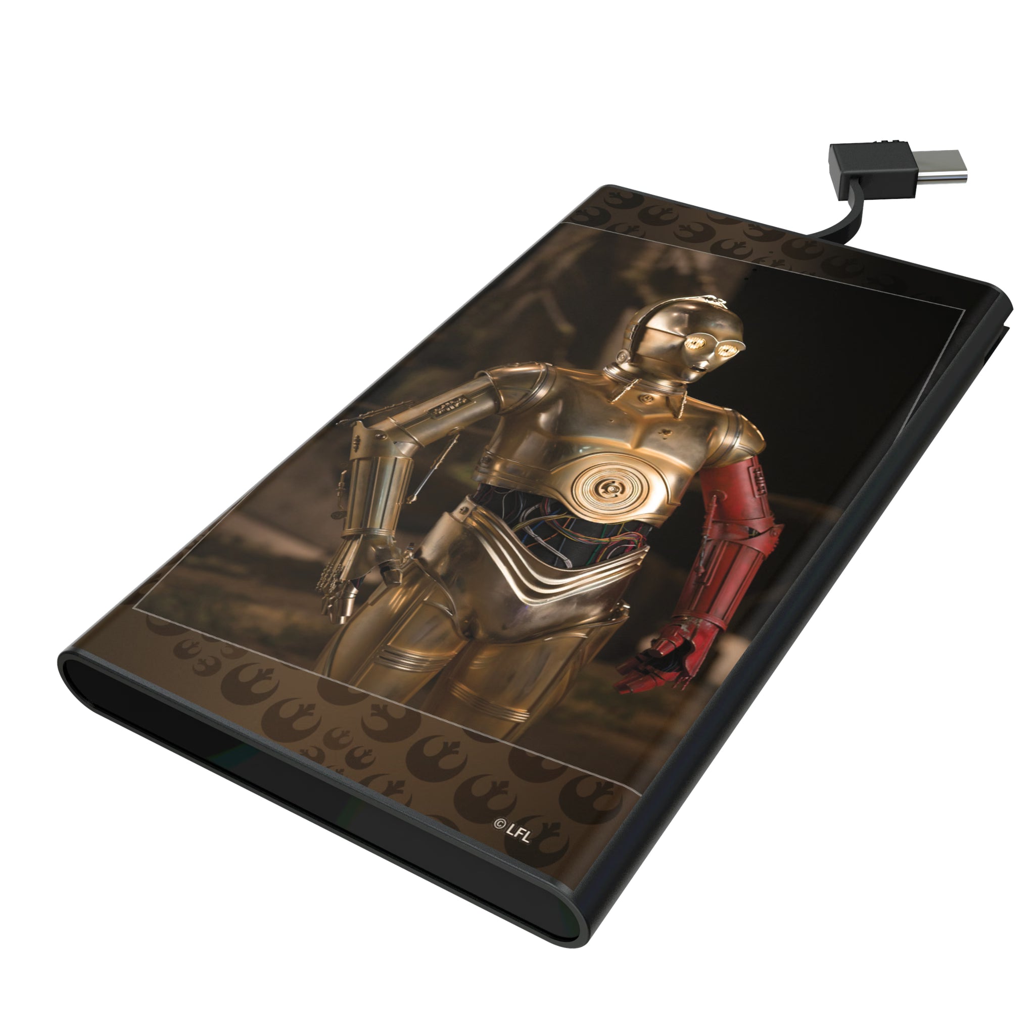 Star Wars C-3PO Portrait 5000mAh Flat Powerbank