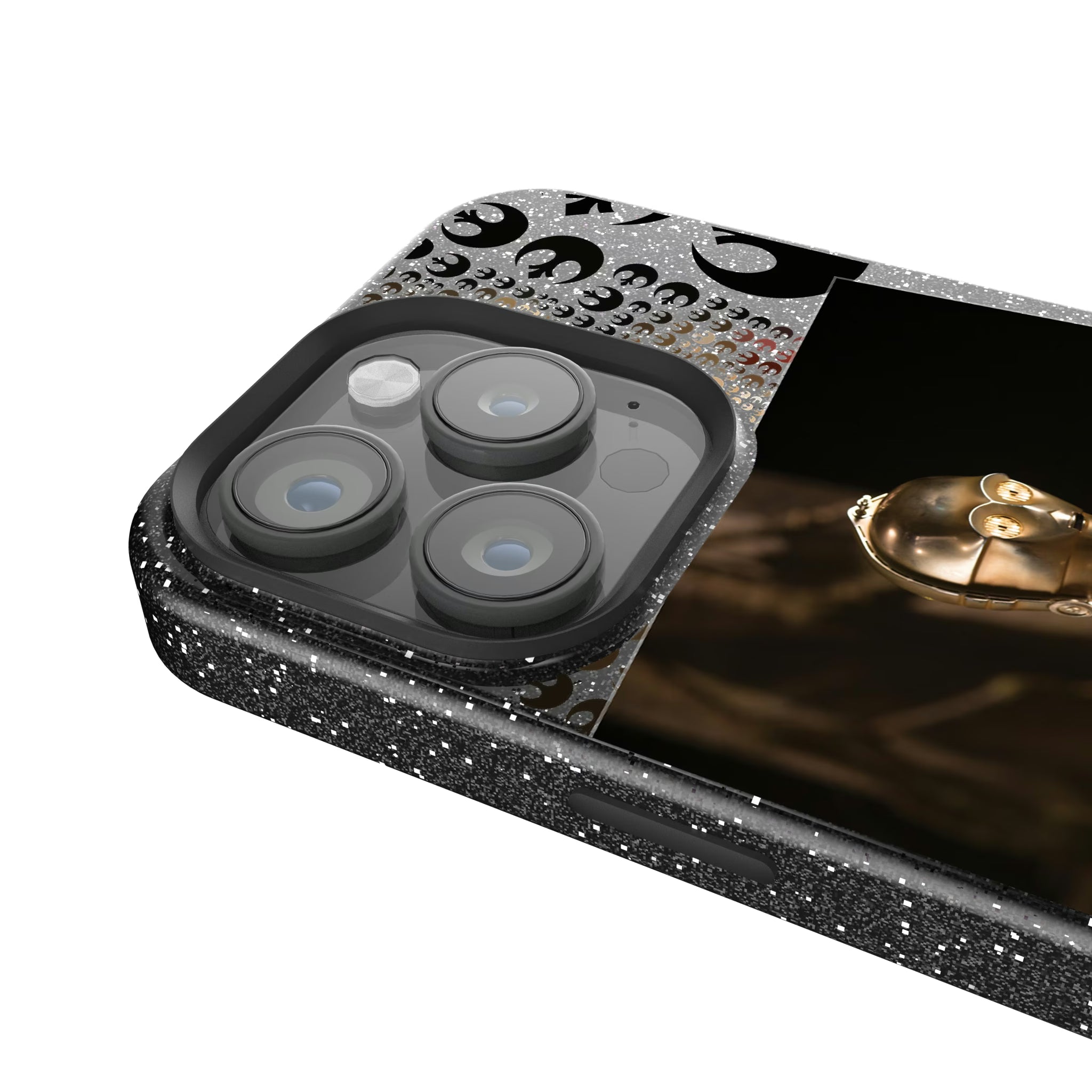 Star Wars C-3PO Portrait iPhone Bling Phone Case for Apple iPhone - Detail