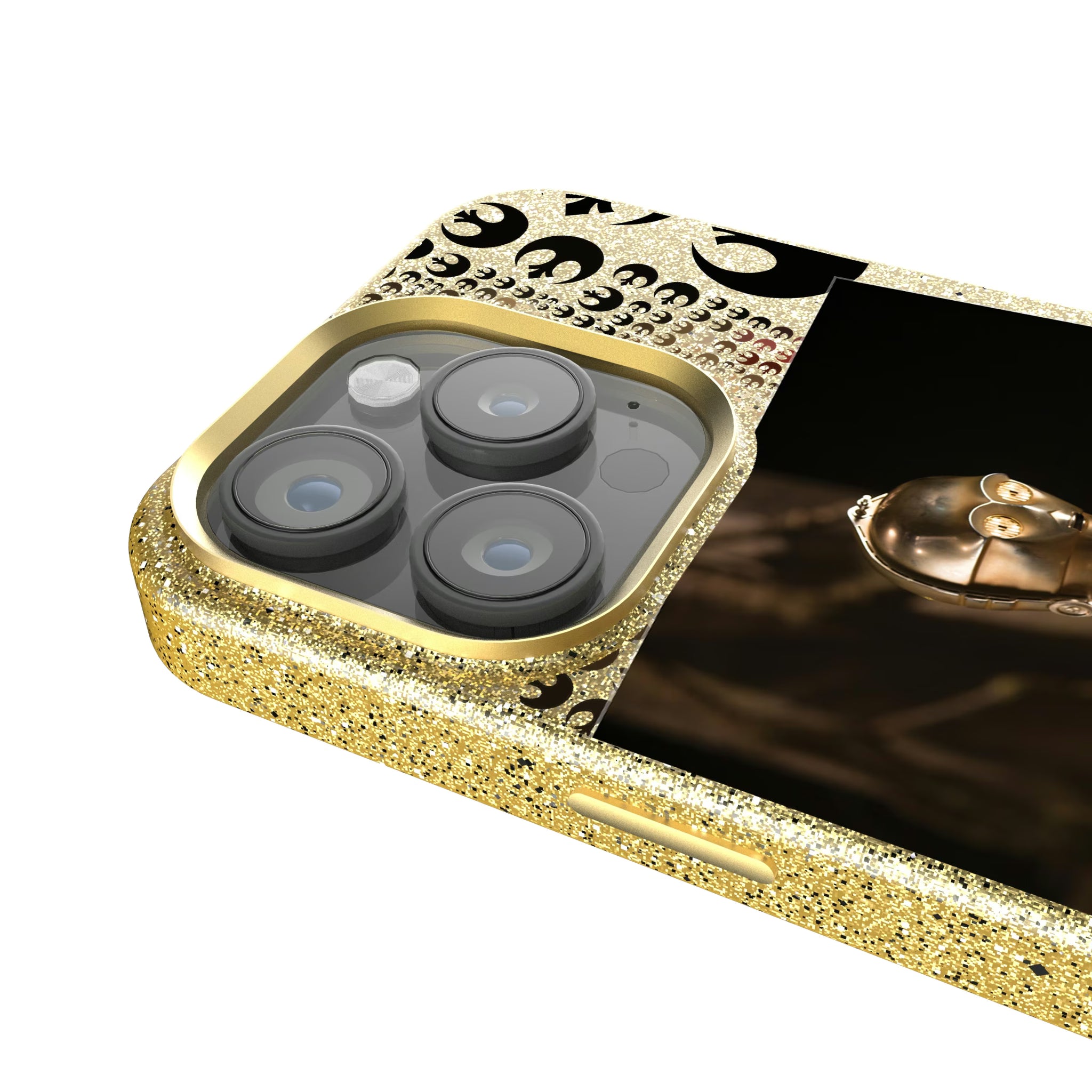 Star Wars C-3PO Portrait iPhone Bling Phone Case for Apple iPhone - Detail