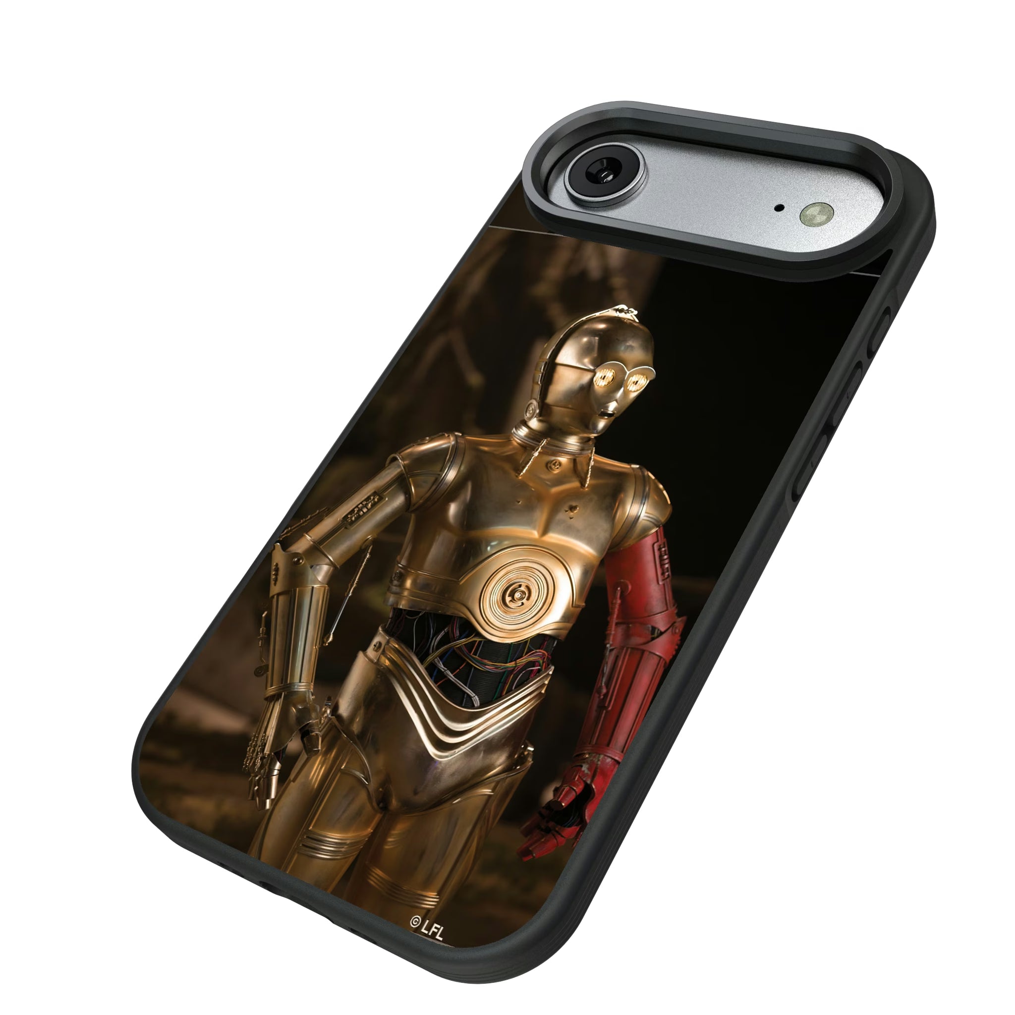 Star Wars C-3PO Portrait iPhone Bump Phone Case for Apple iPhone - Isometric View#Device_iPhone Air
