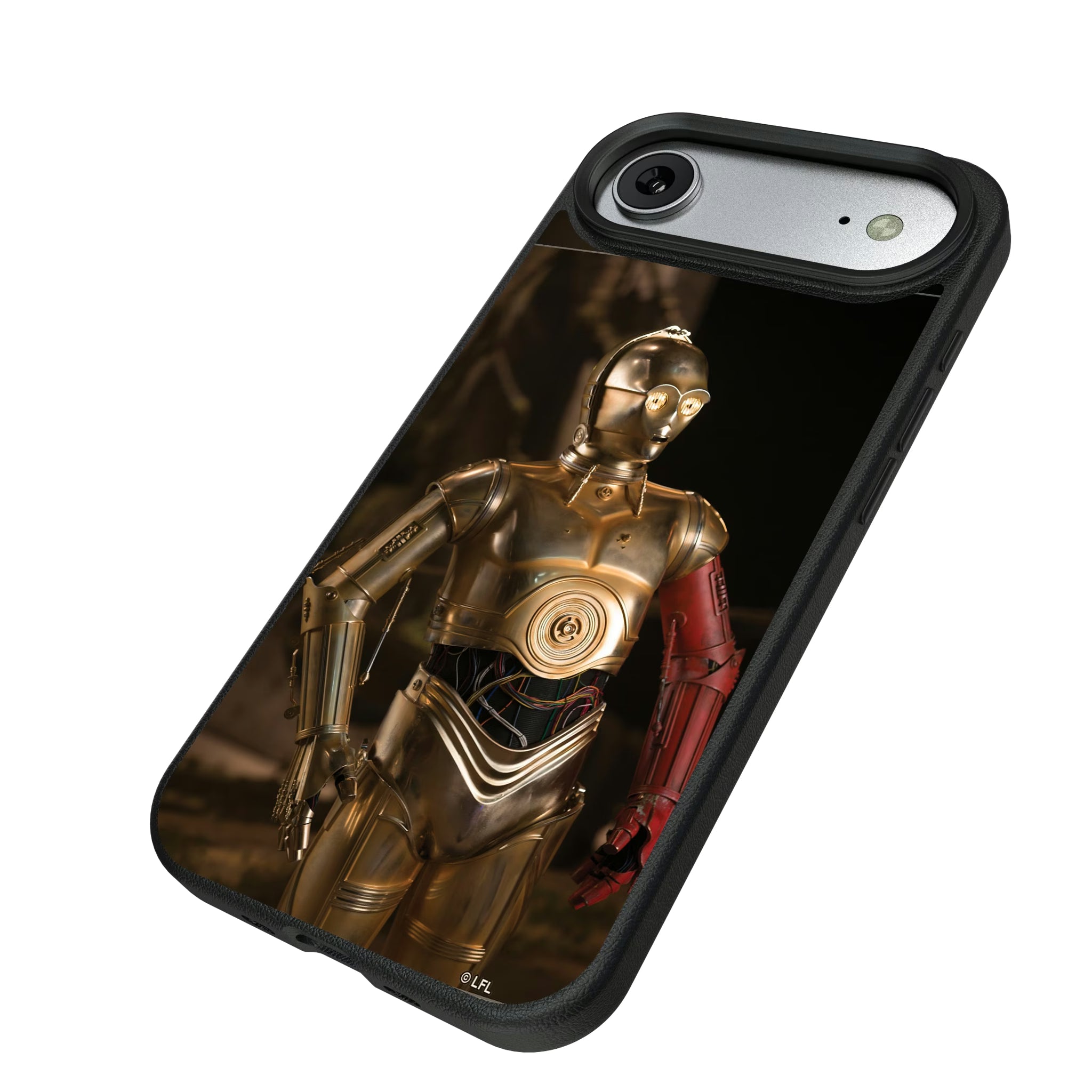 Star Wars C-3PO Portrait iPhone MagSafe Compatible Phone Case for Apple iPhone - Isometric View#Device_iPhone Air