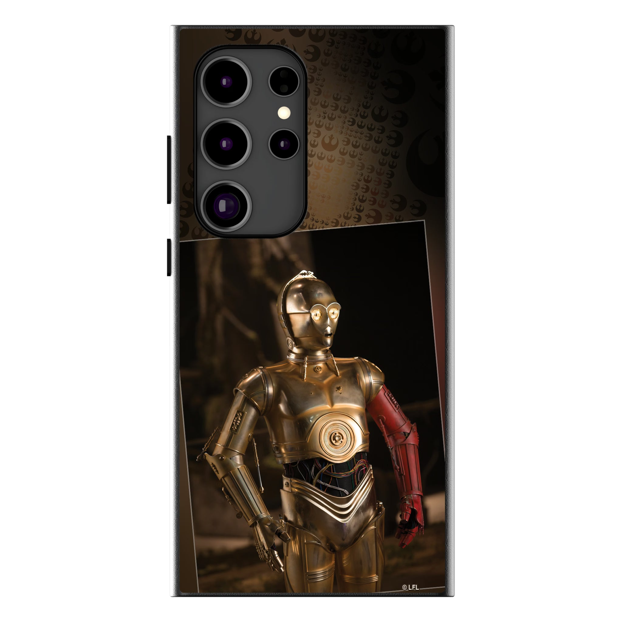 Star Wars C-3PO Portrait Galaxy MagSafe Compatible Phone Case for Samsung Galaxy