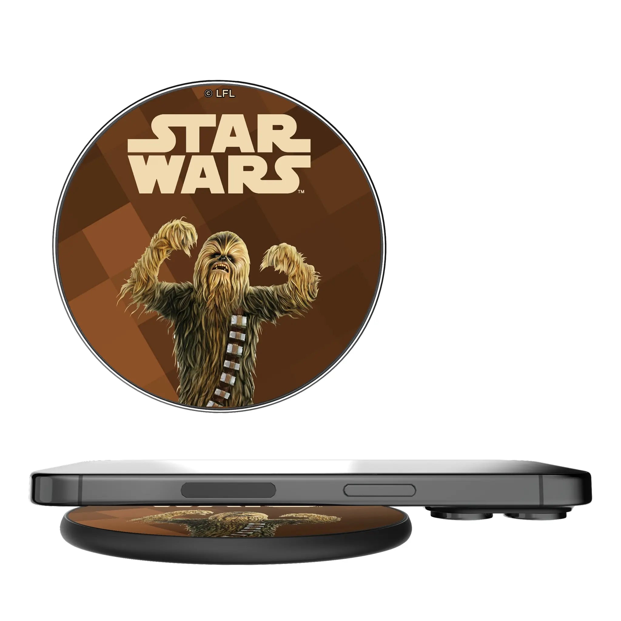 Star Wars Chewbacca Color Block 15-Watt Wireless Charger