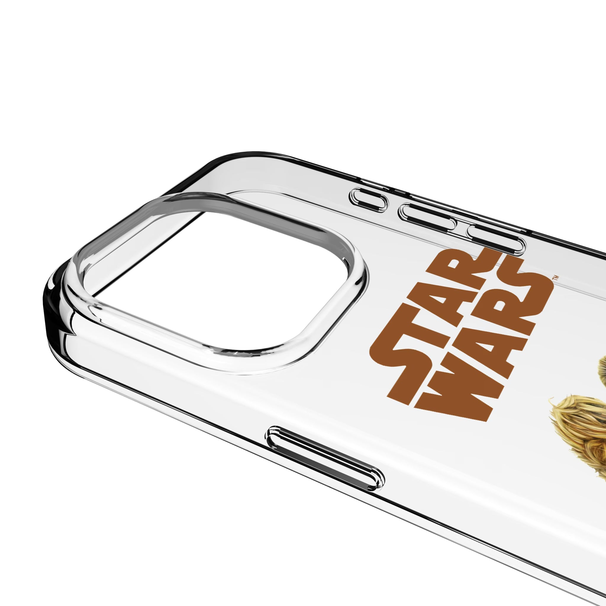 Star Wars Chewbacca Color Block iPhone Clear Phone Case for Apple iPhone - Detail