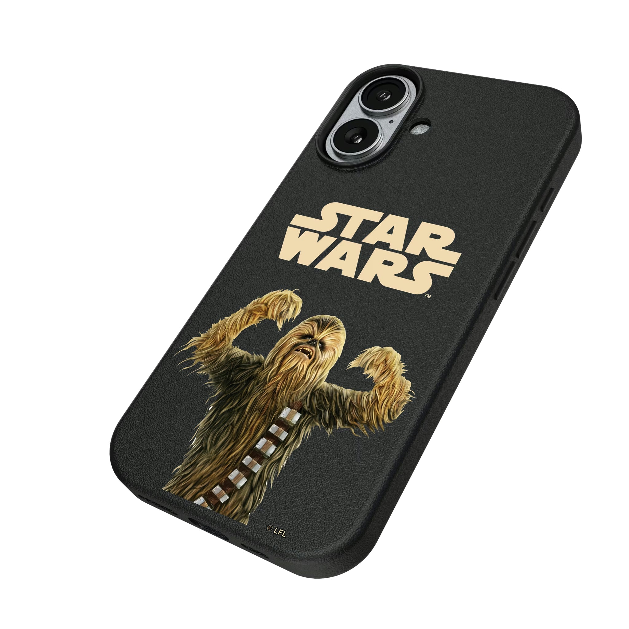 Star Wars Chewbacca Color Block iPhone MagSafe Compatible Phone Case for Apple iPhone - Isometric View#Device_iPhone 17