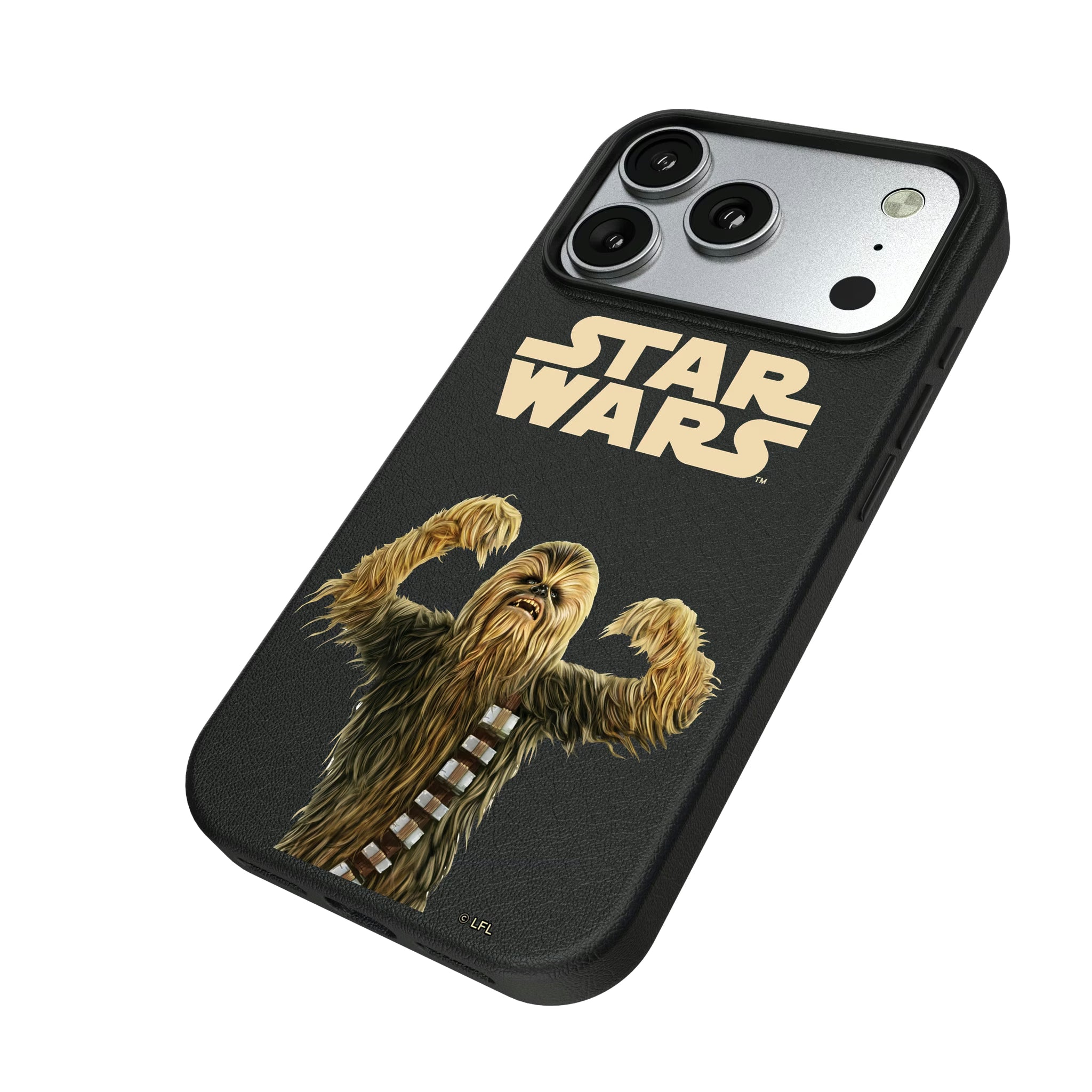 Star Wars Chewbacca Color Block iPhone MagSafe Compatible Phone Case for Apple iPhone - Isometric View#Device_iPhone 17 Pro