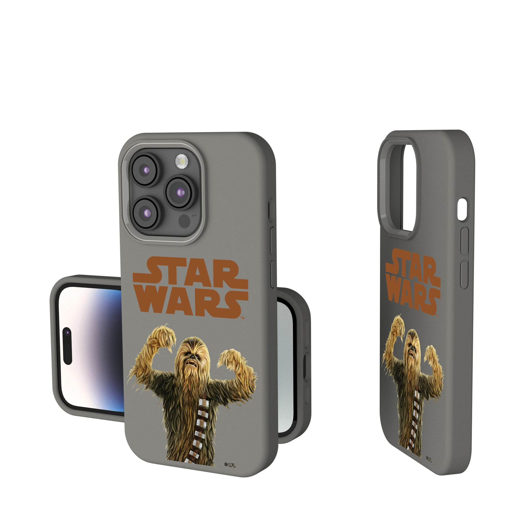 Star Wars Chewbacca Color Block iPhone Soft Touch Phone Case for Apple iPhone