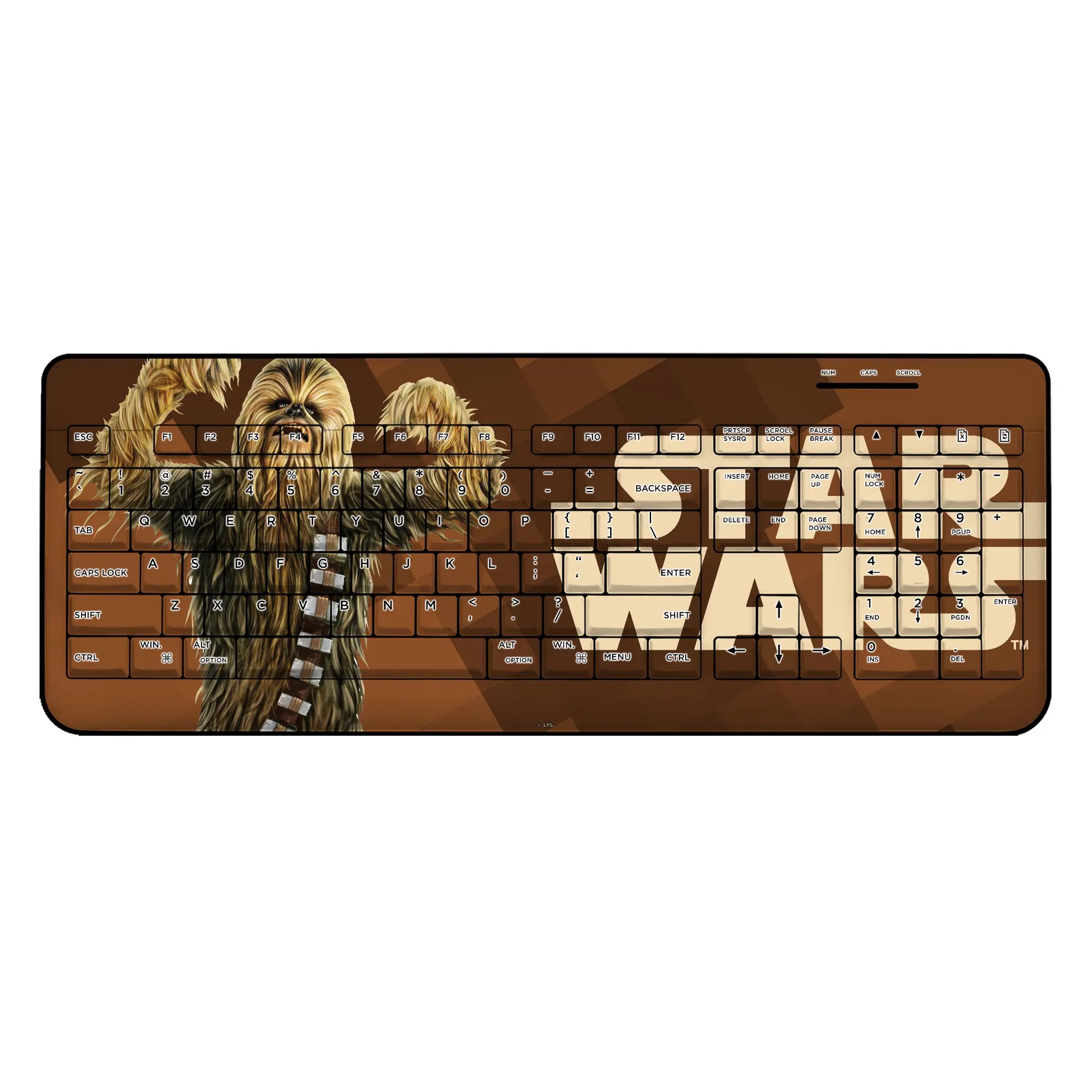 Star Wars Chewbacca Color Block Wireless USB Keyboard
