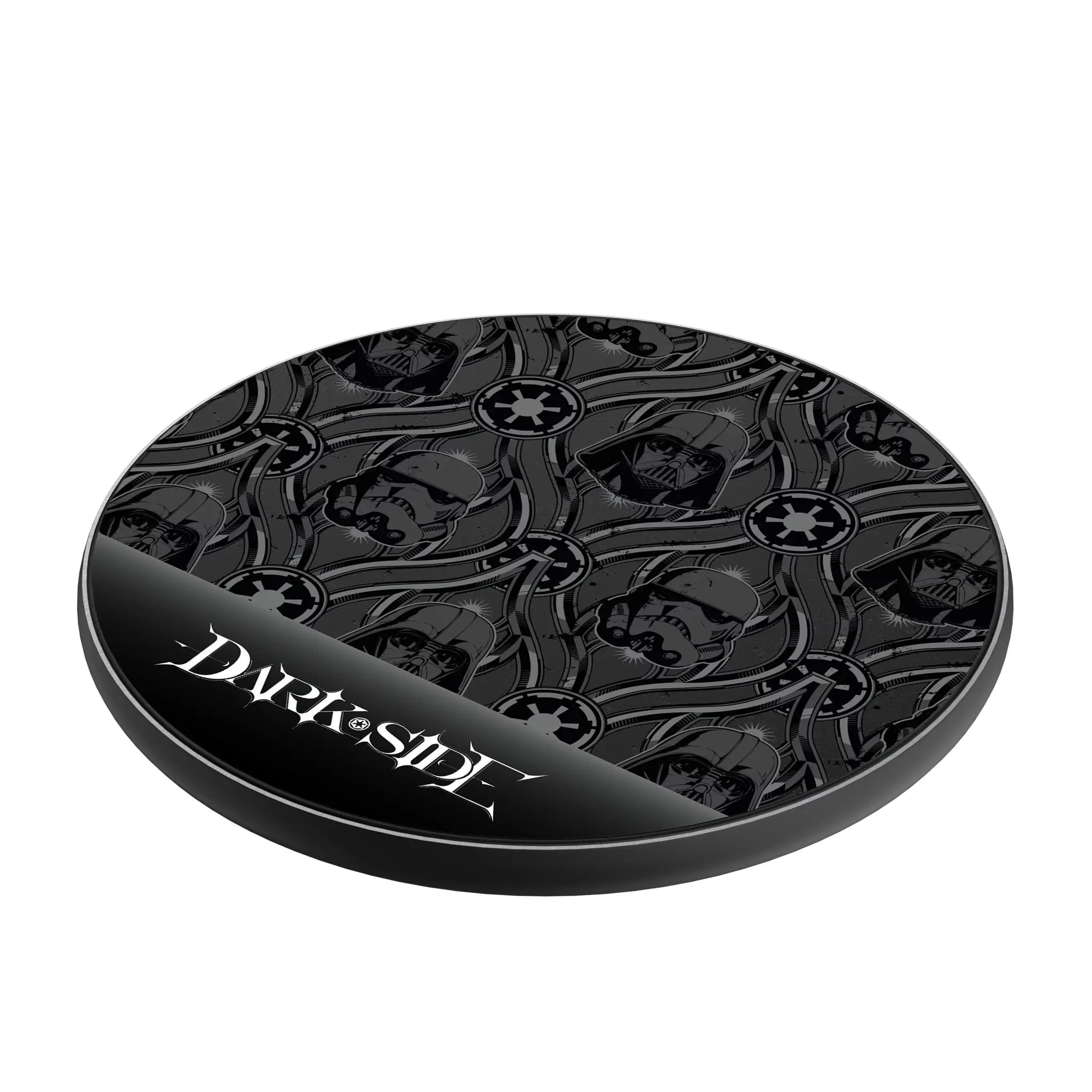 Star Wars Dark Side Pattern 15-Watt Wireless Charger - Isometric View