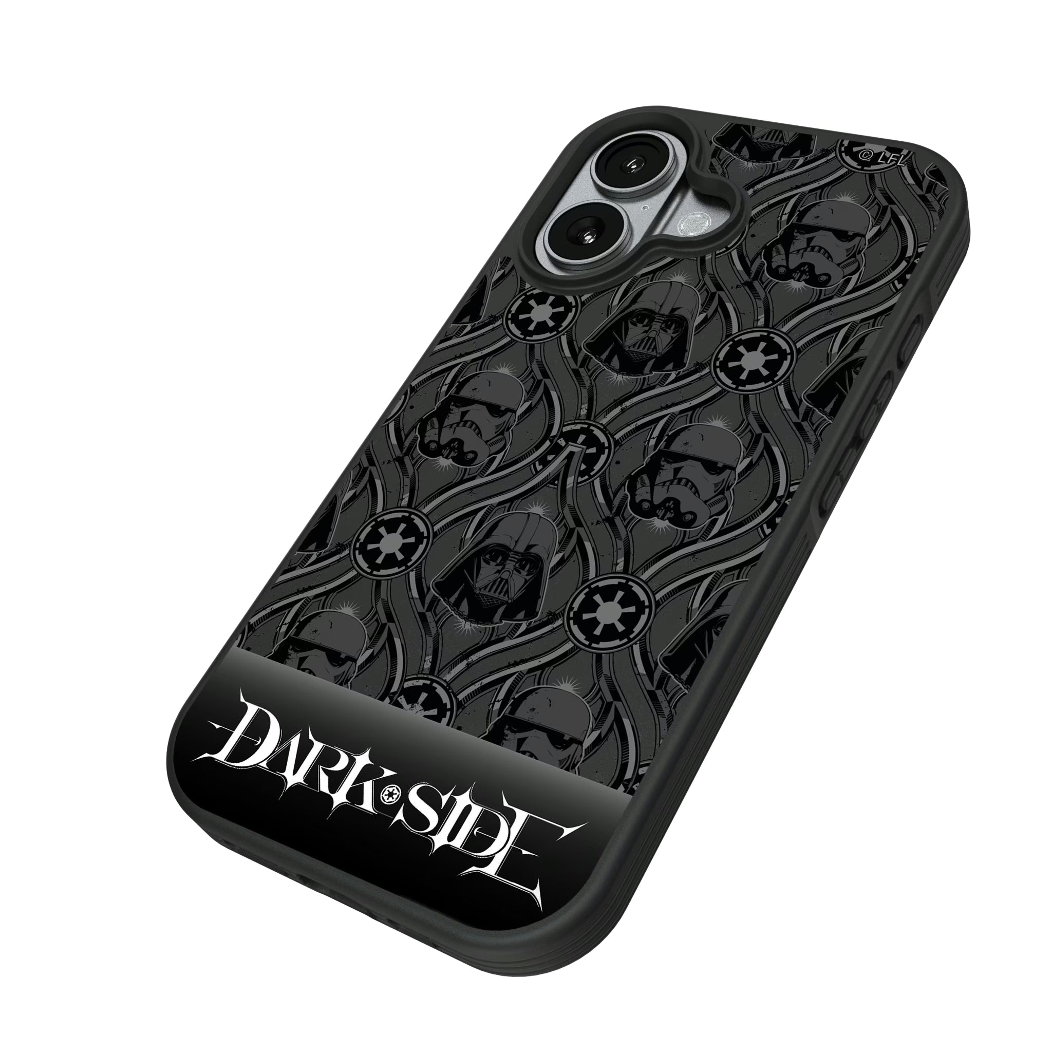 Star Wars Dark Side Pattern iPhone Bump Phone Case for Apple iPhone - Isometric View#Device_iPhone 17