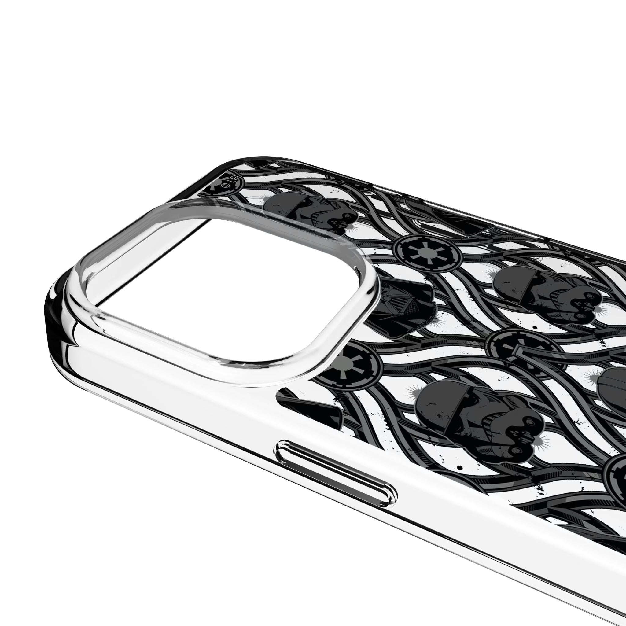 Star Wars Dark Side Pattern iPhone Clear Phone Case for Apple iPhone - Detail