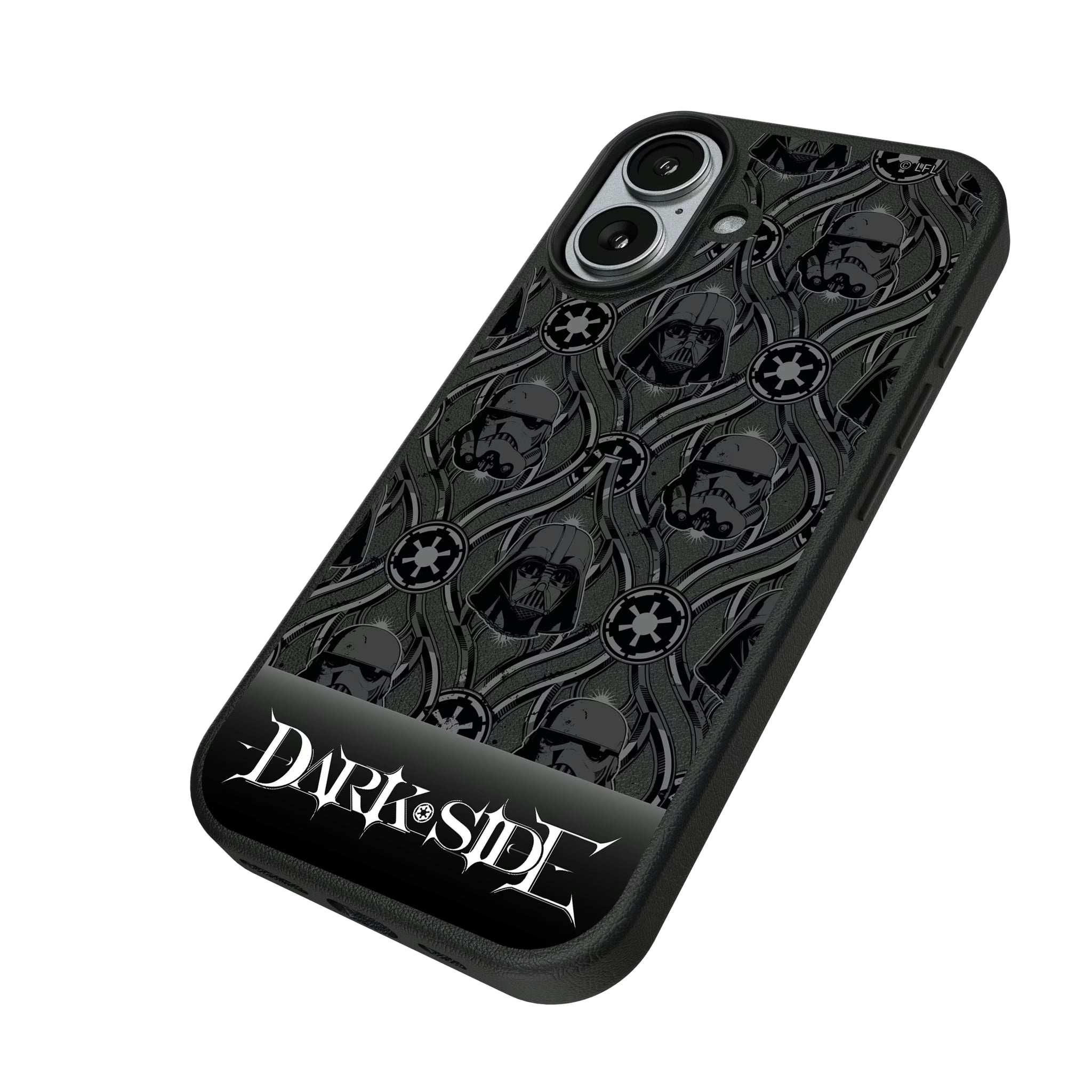 Star Wars Dark Side Pattern iPhone MagSafe Compatible Phone Case for Apple iPhone - Isometric View#Device_iPhone 17