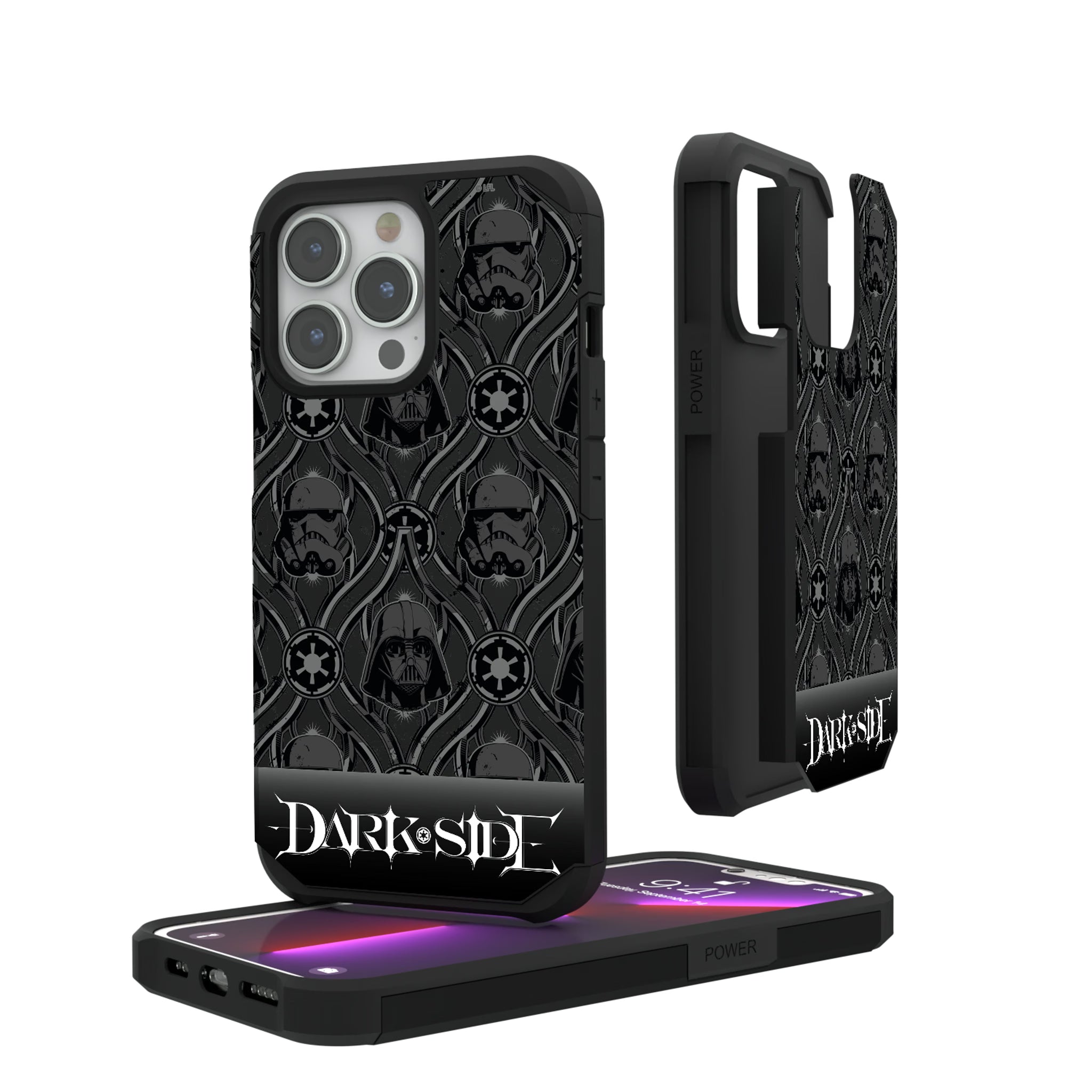 Star Wars Dark Side Pattern iPhone Rugged Phone Case for Apple iPhone#Device_iPhone 13 Pro