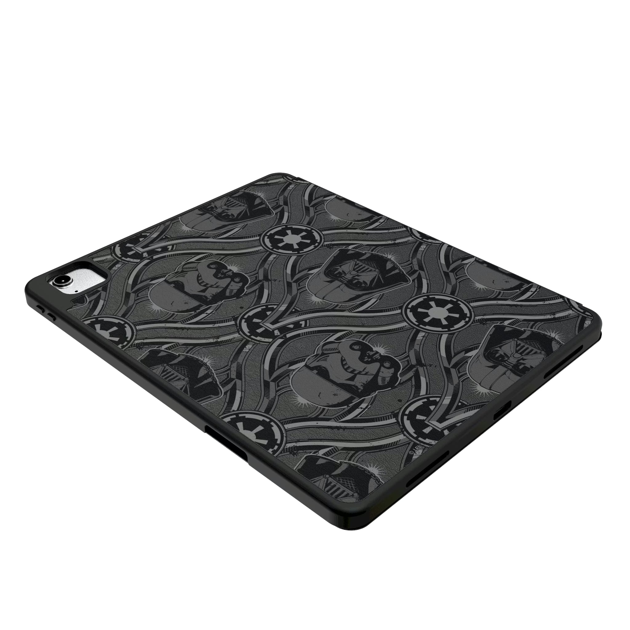 Star Wars Dark Side Pattern iPad Tablet Case for Apple iPad - Isometric View