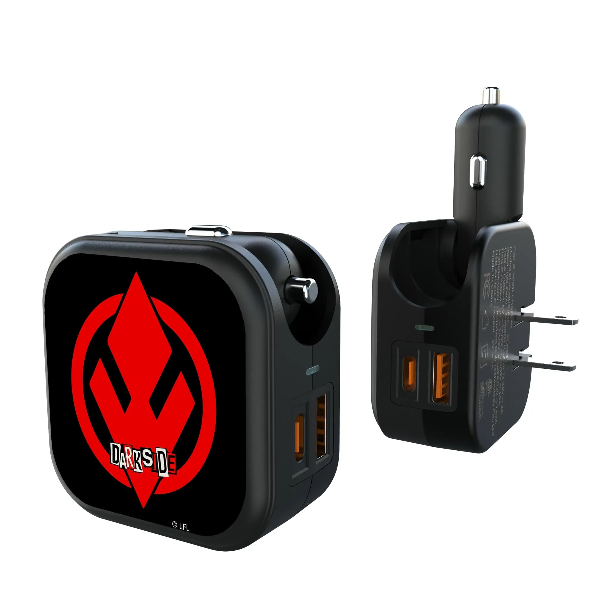 Star Wars Dark Side Ransom 2 in 1 USB A/C Charger